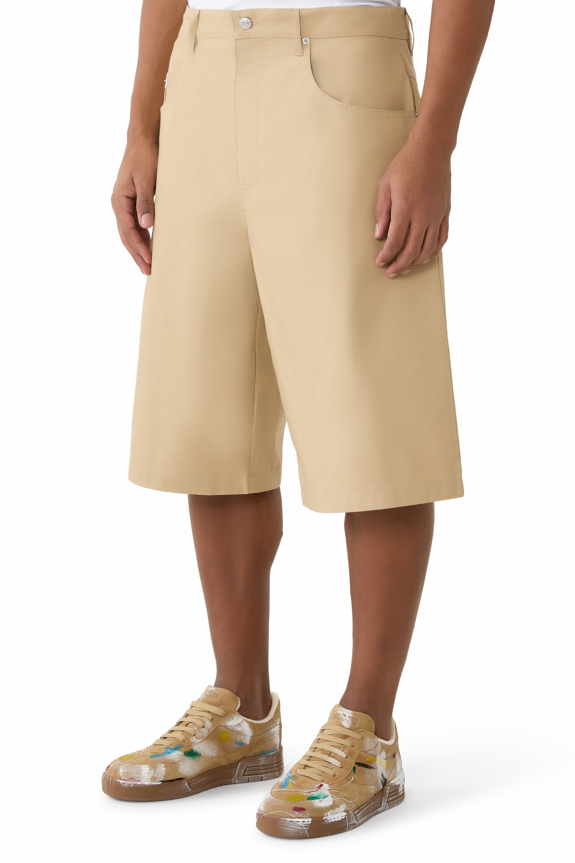 Tape Cotton Shorts
