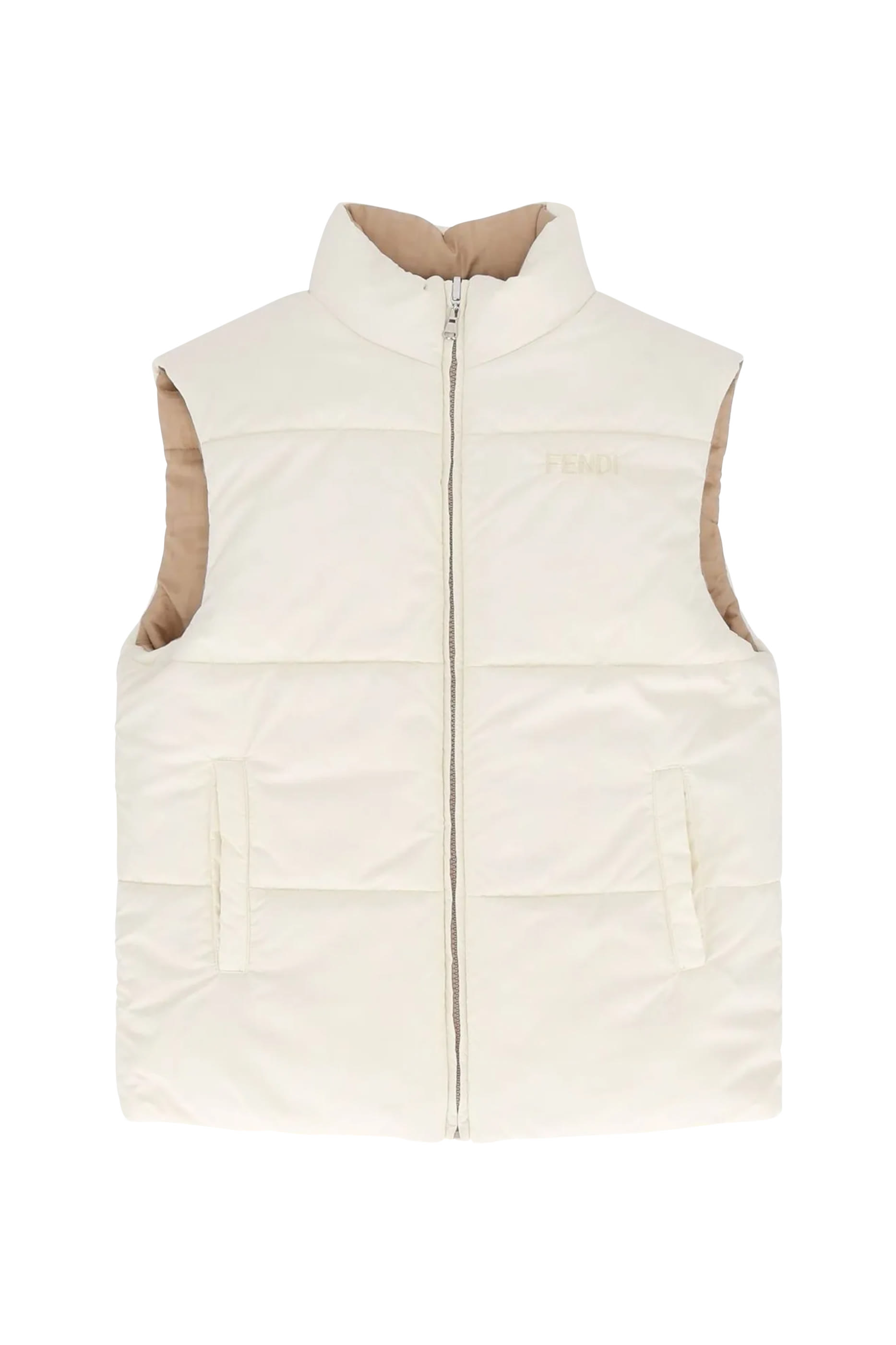 Kids  Reversible FF Jacquard Gilet