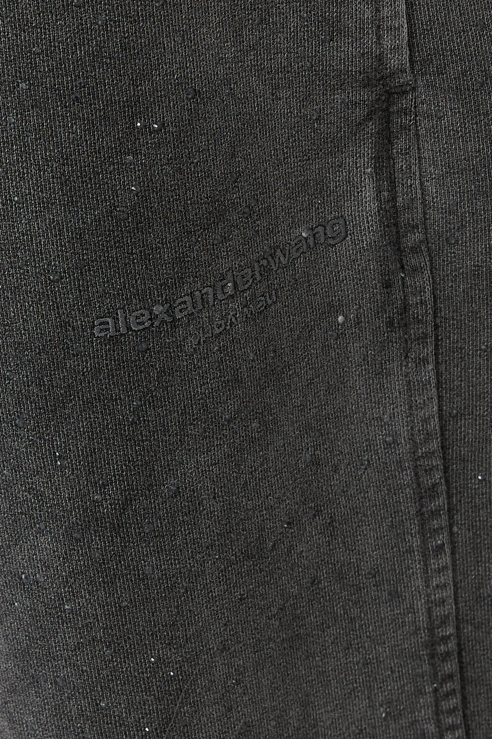 Rhinestone-Embellished Sweatpants 