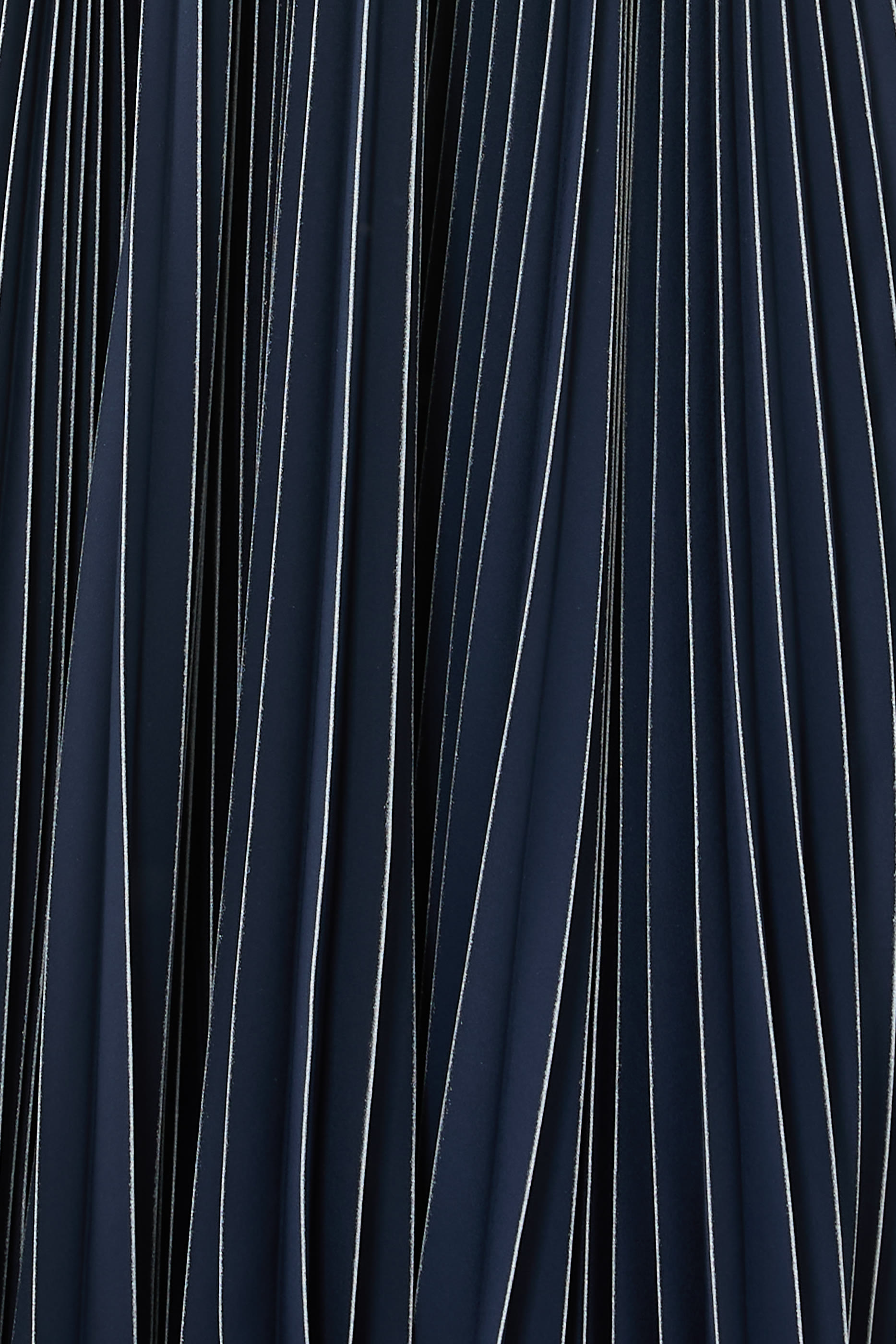 Pleated Cr&ecirc;pe de Chine Skirt