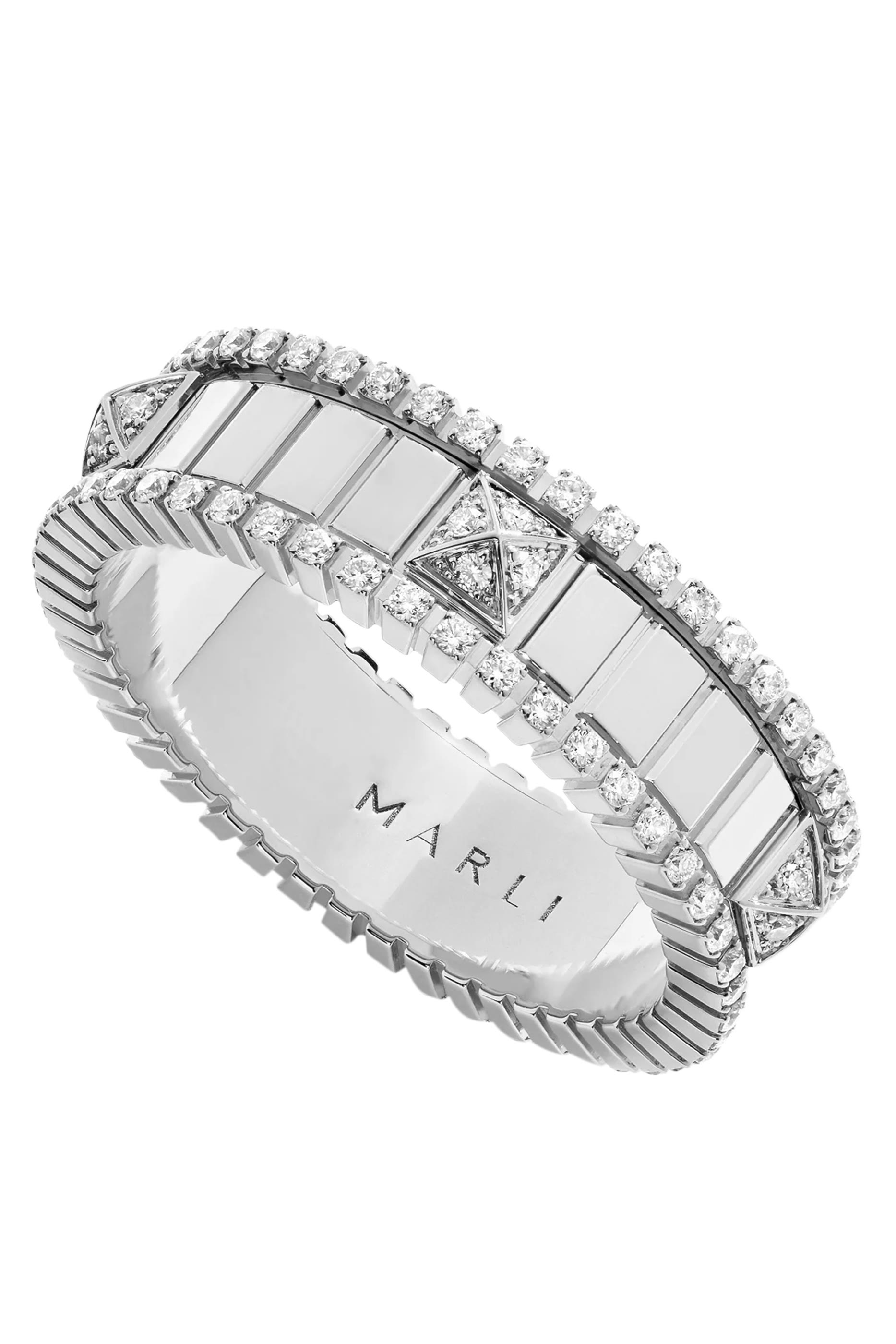 LIFE Ring, 18k White Gold  Diamonds