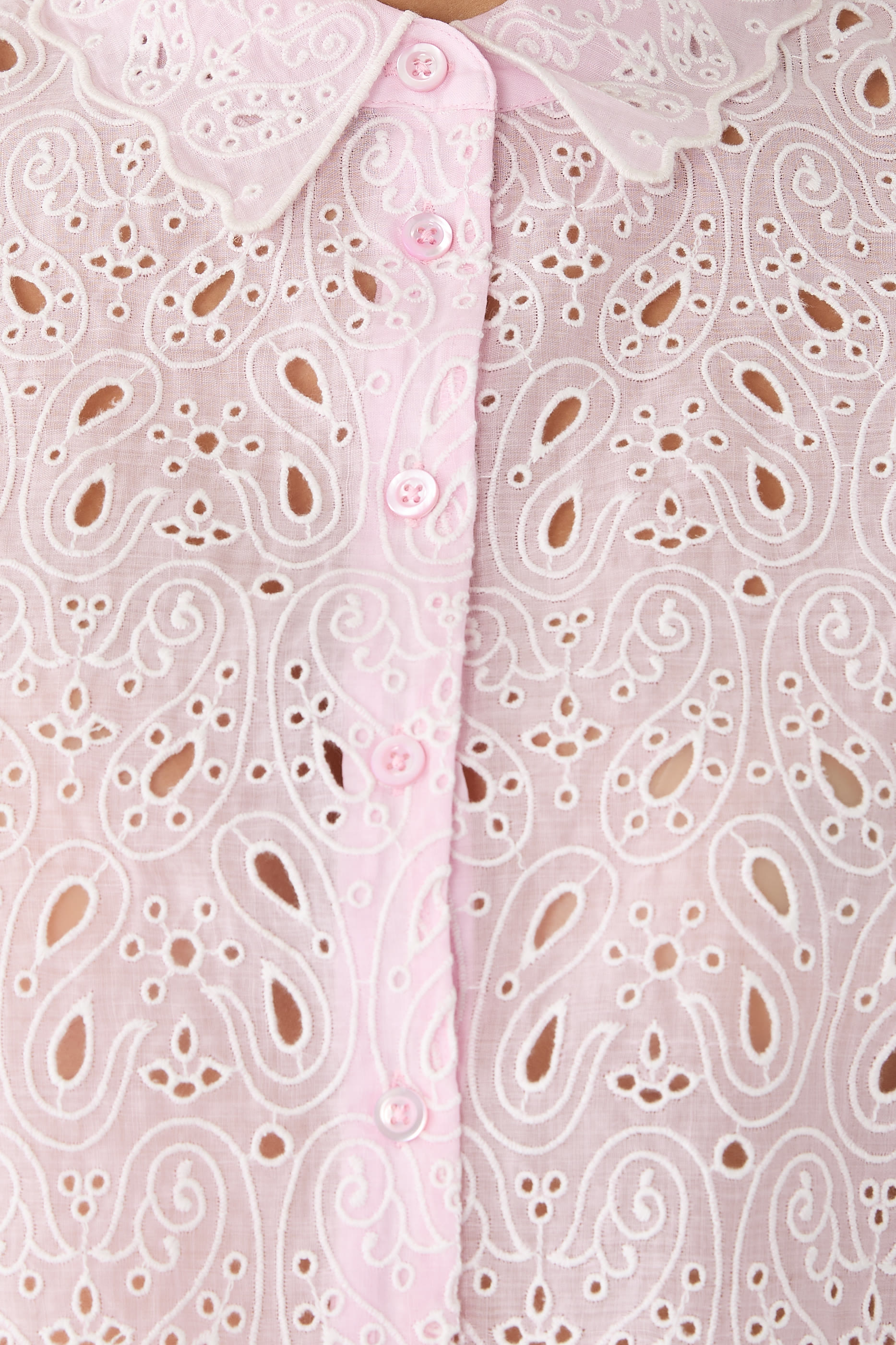 Paisley Eyelet Shirt 