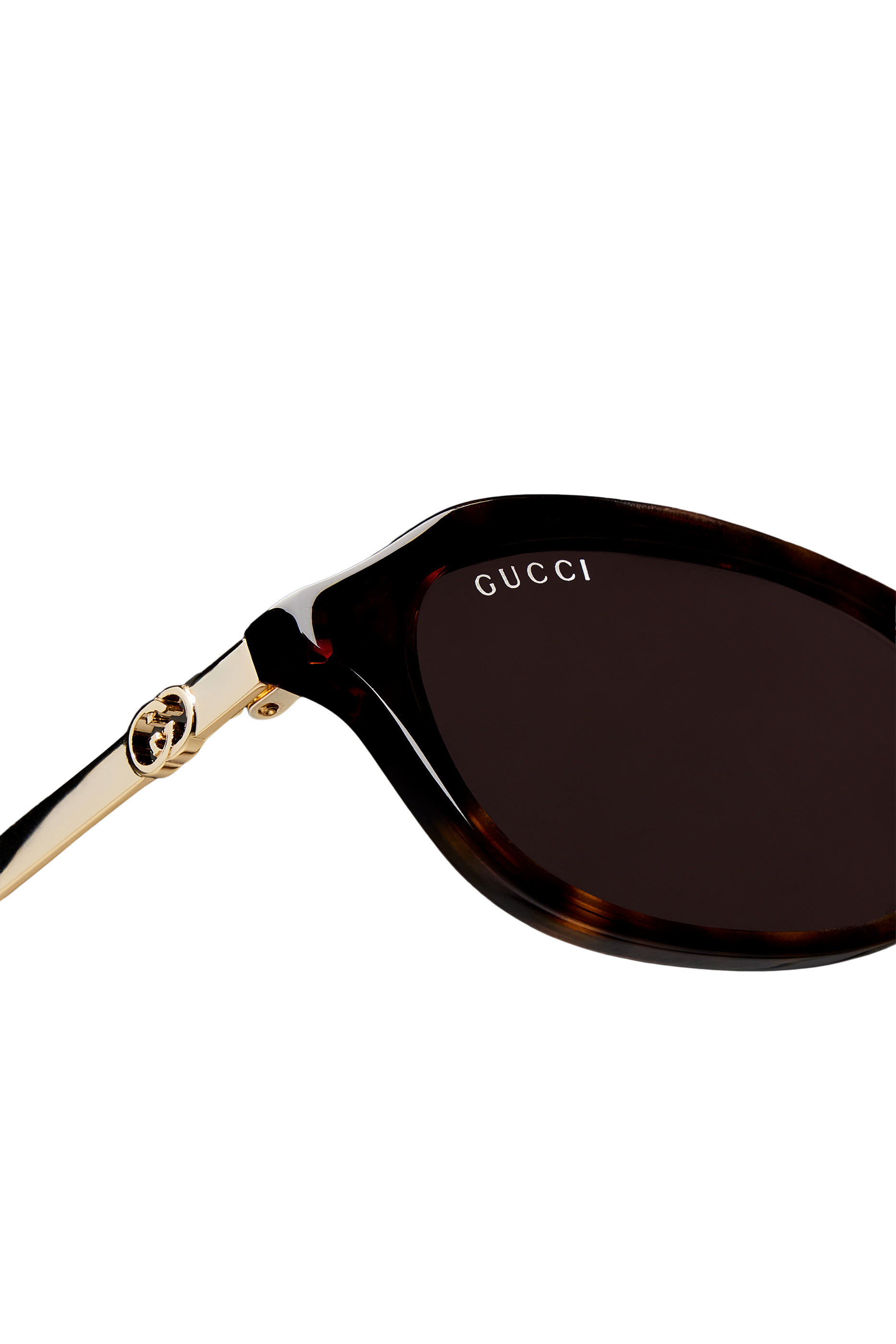  Oval-Frame Sunglasses