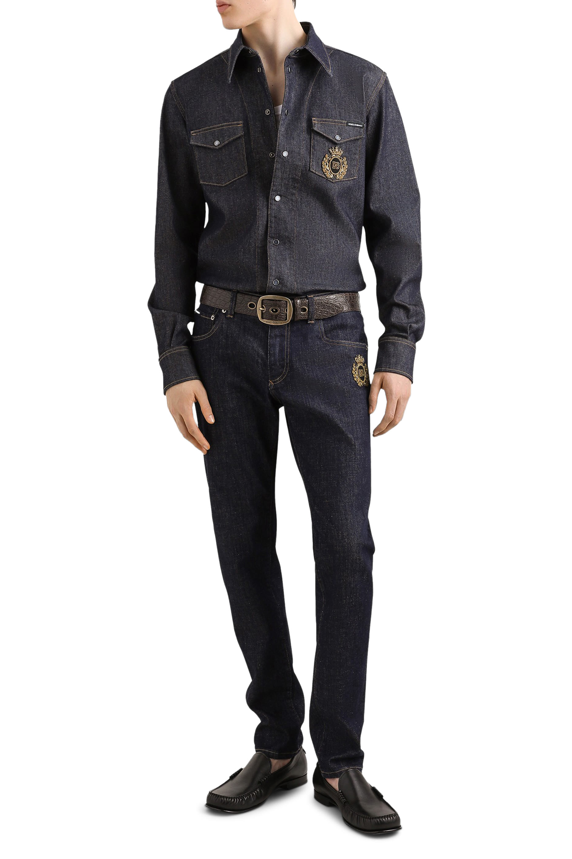 Slim-Fit Cotton Stretch Jeans