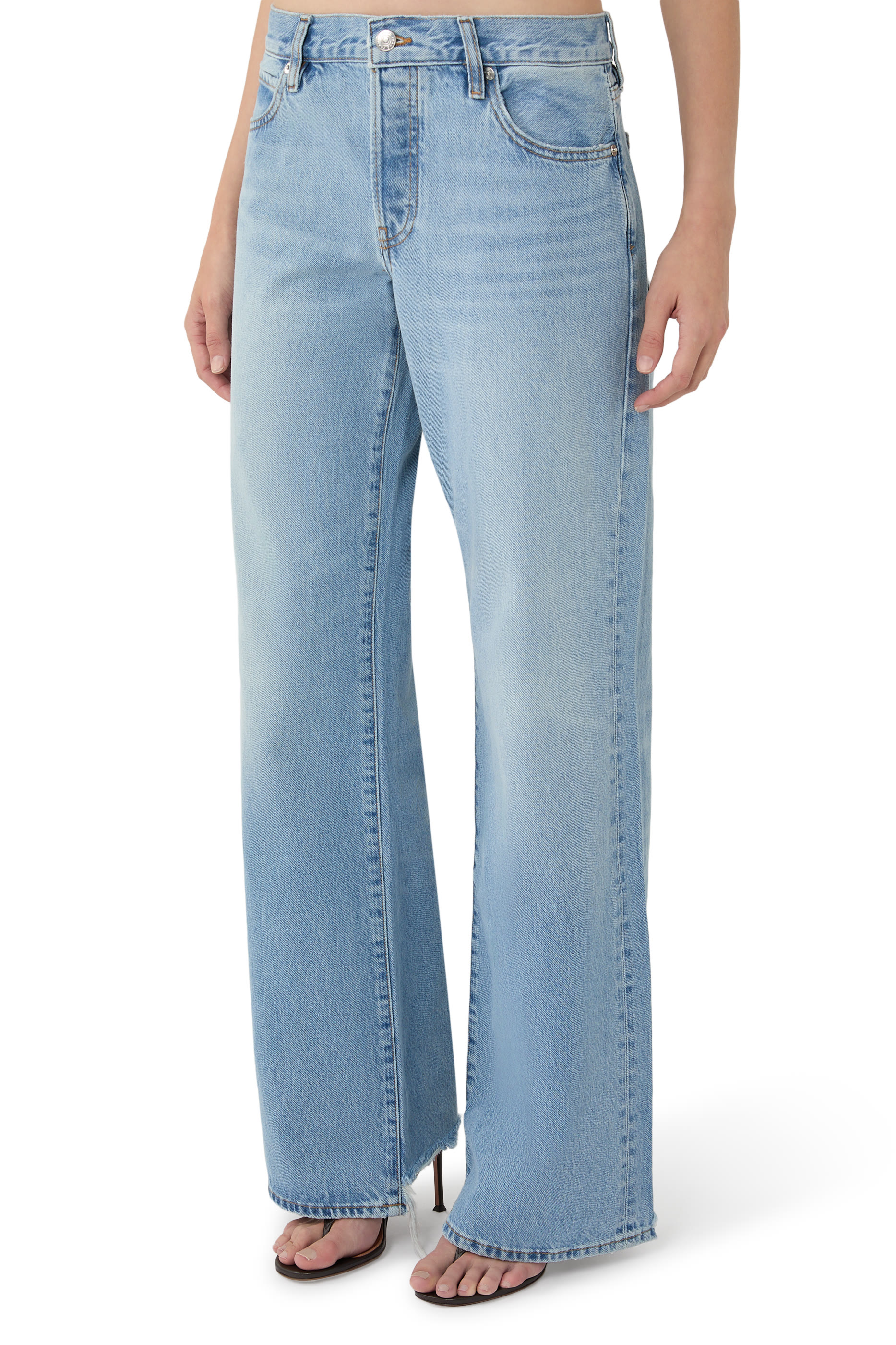 The Gray Straight-Leg Jeans