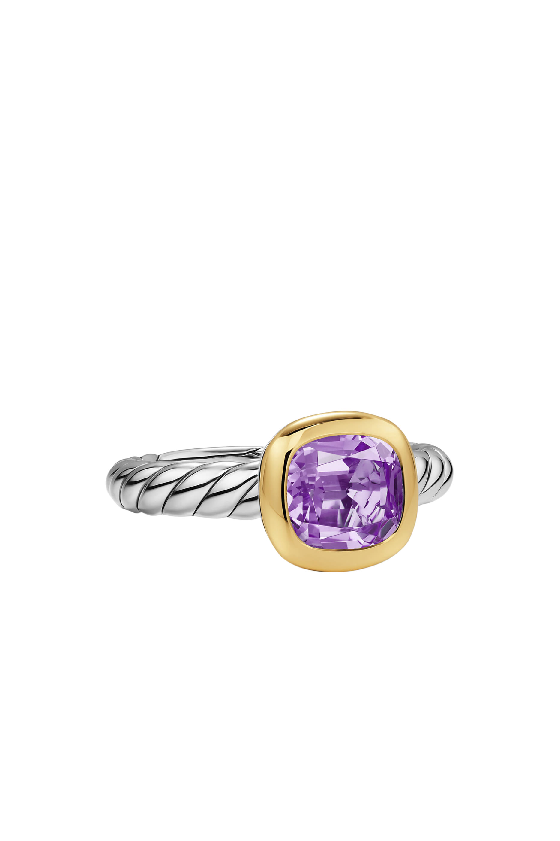   Mercer&reg; Color Stone Ring, Sterling Silver with 18K Yellow Gold  Amethyst 