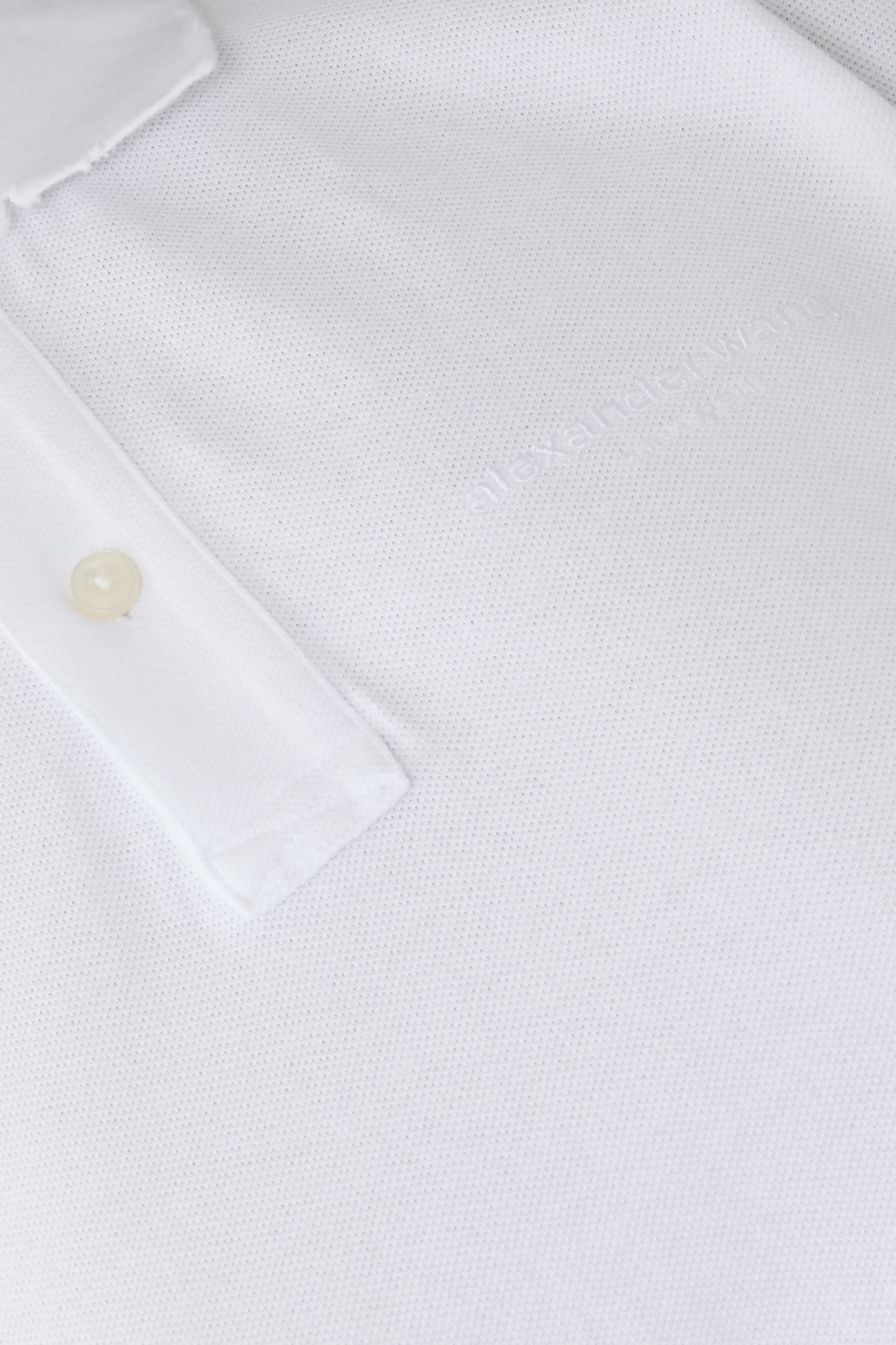 Draped Sleeve Fitted Polo