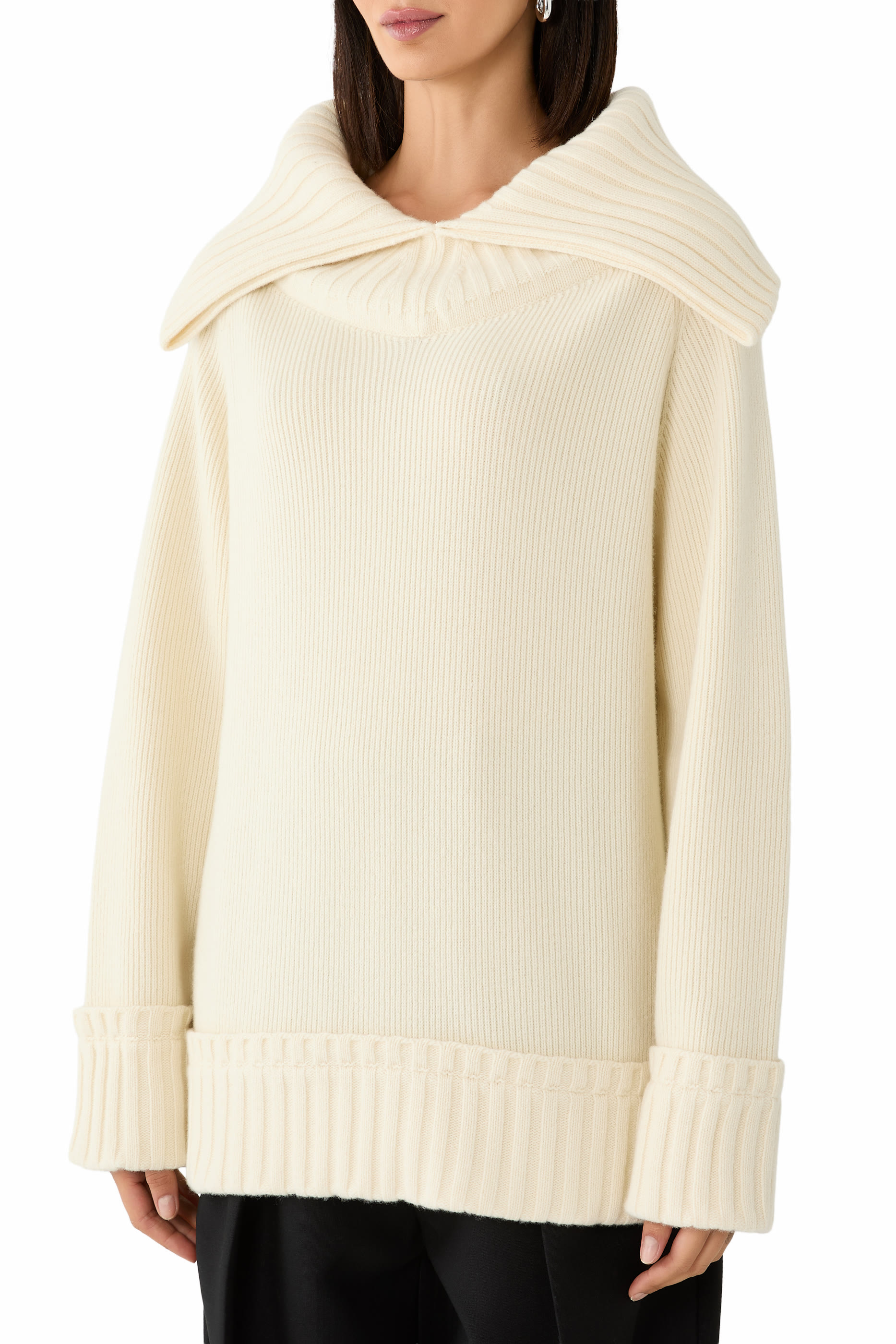 Wide Collar Jumper