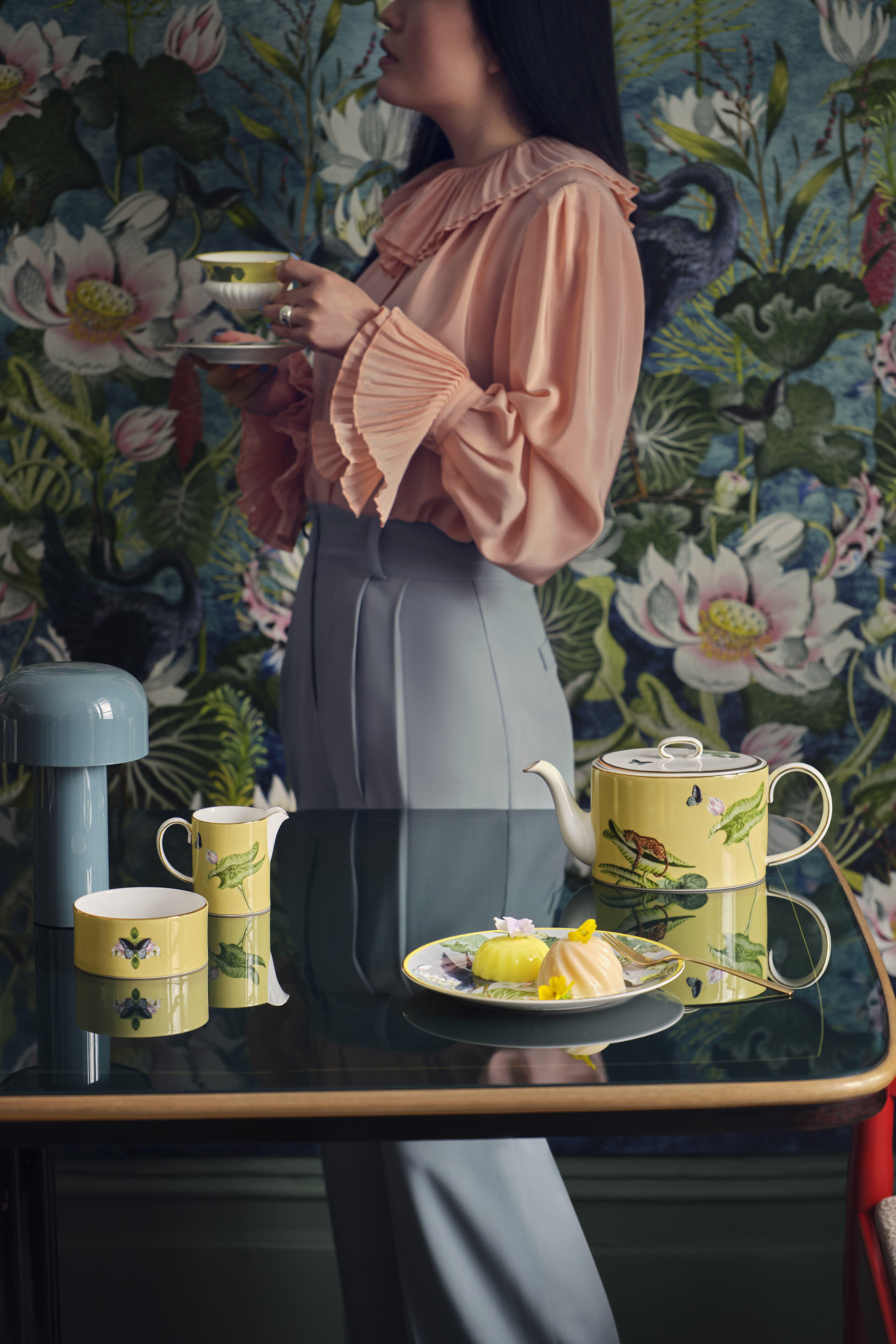 Wonderlust Waterlily Sugar  Creamer Set