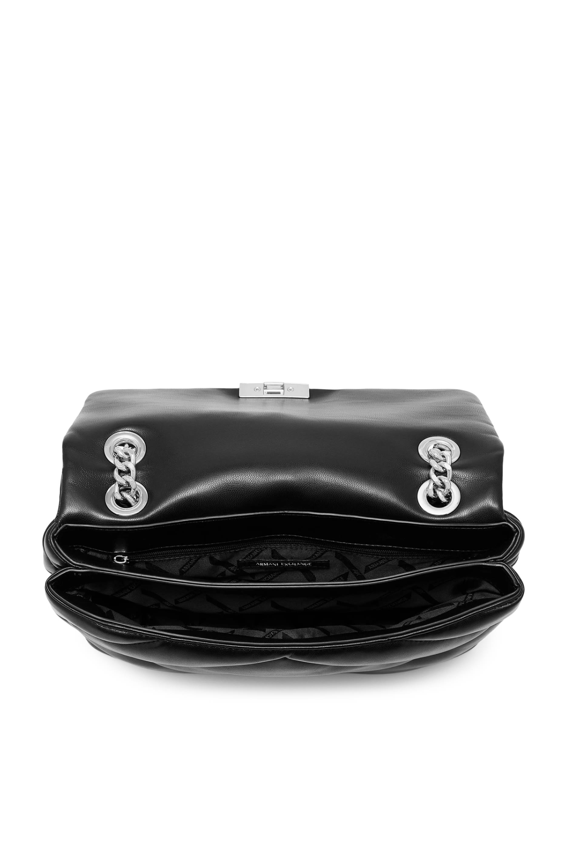 Quilted Faux Leather Crossbody Bag with Chain Strap