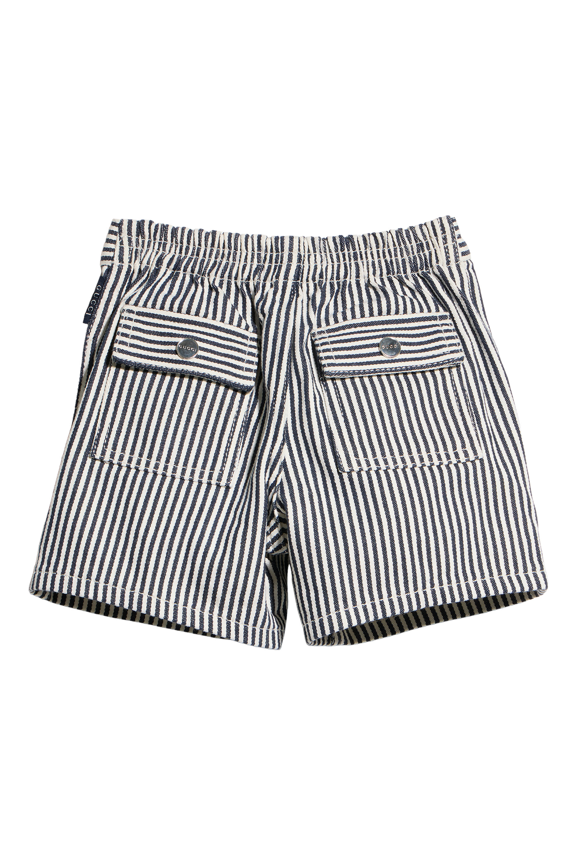 Kids  Striped Denim Shorts