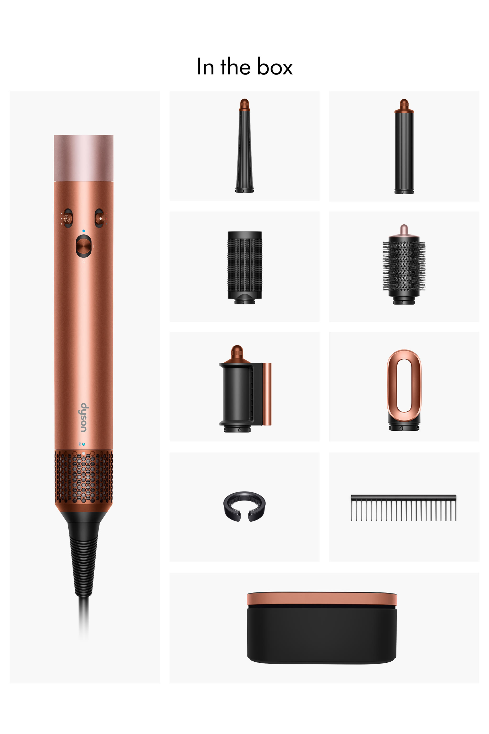 Airwrap i.d.&trade; Multi-styler and Dryer  Straight+Wavy (Amber Silk)