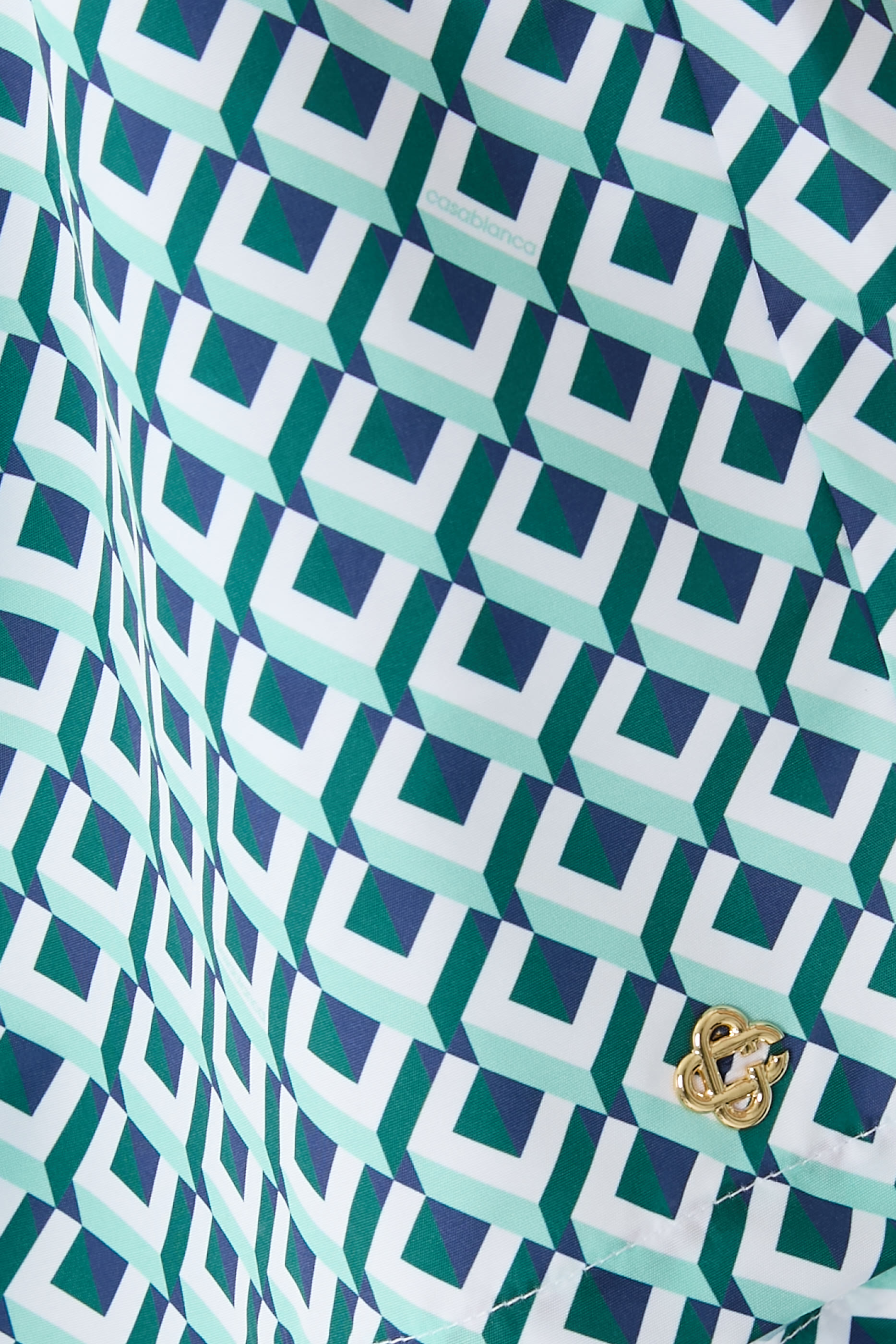 Cubist Monogram Printed Swim Shorts