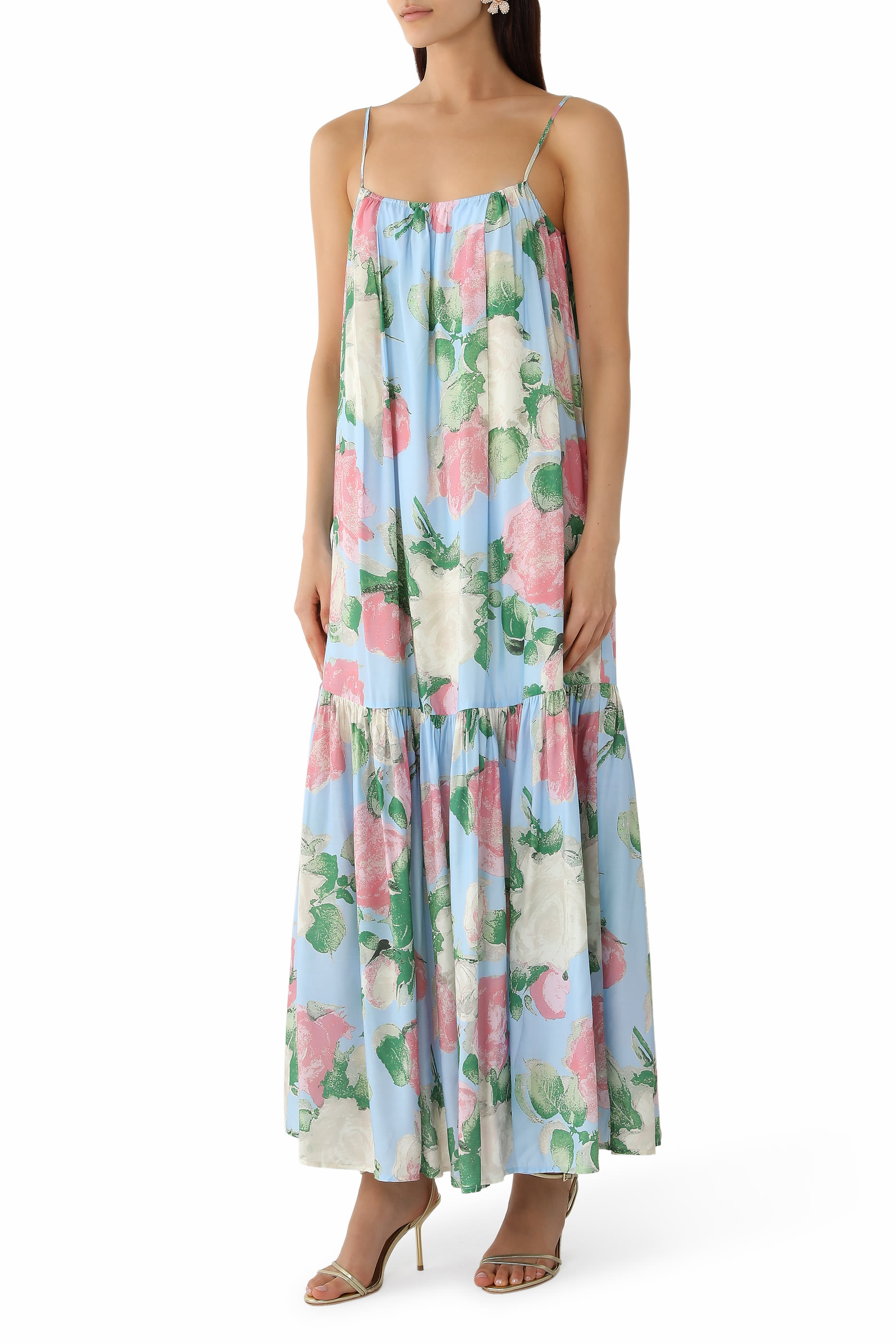 Gathered Midi Dress 