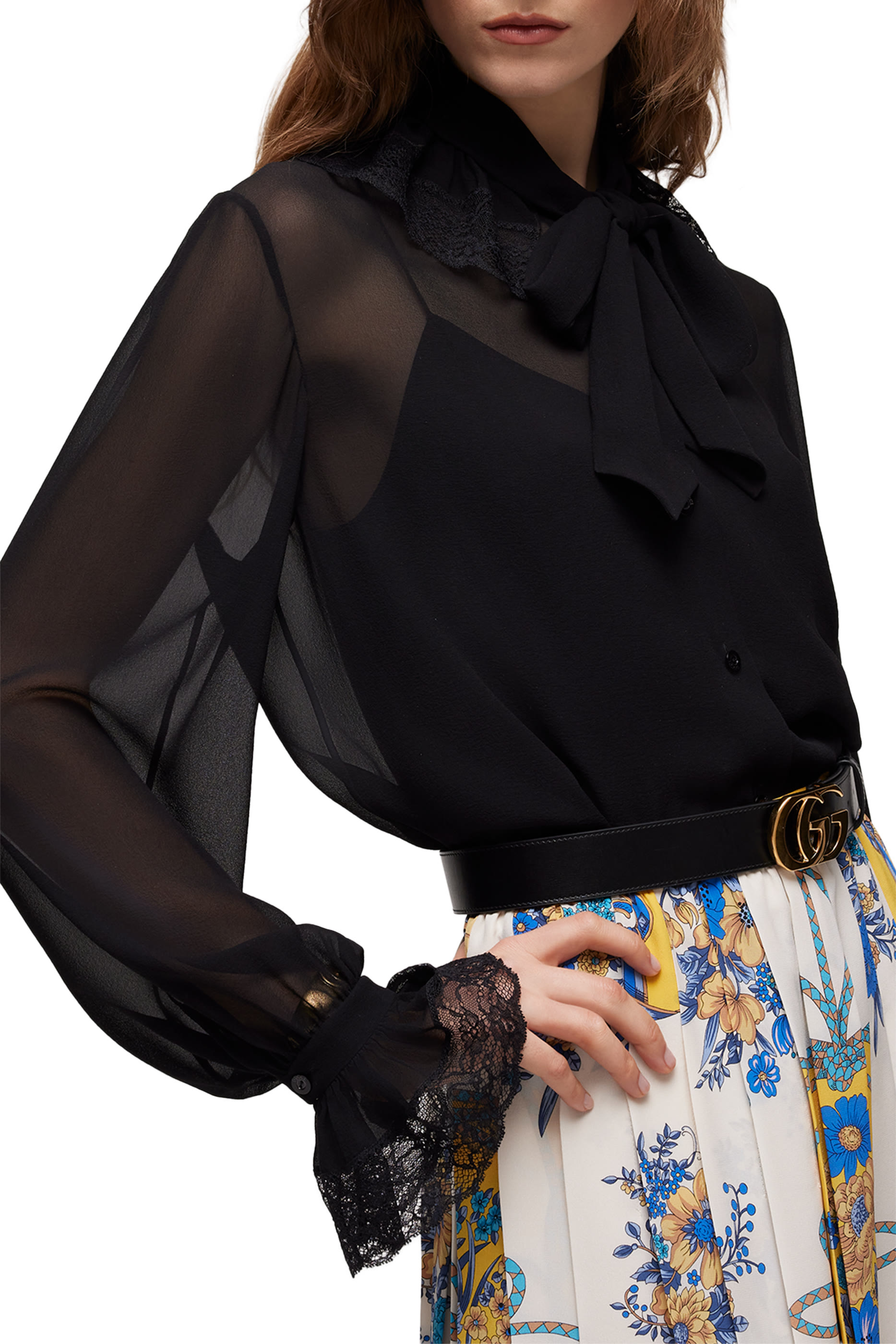 Light Silk Georgette Shirt