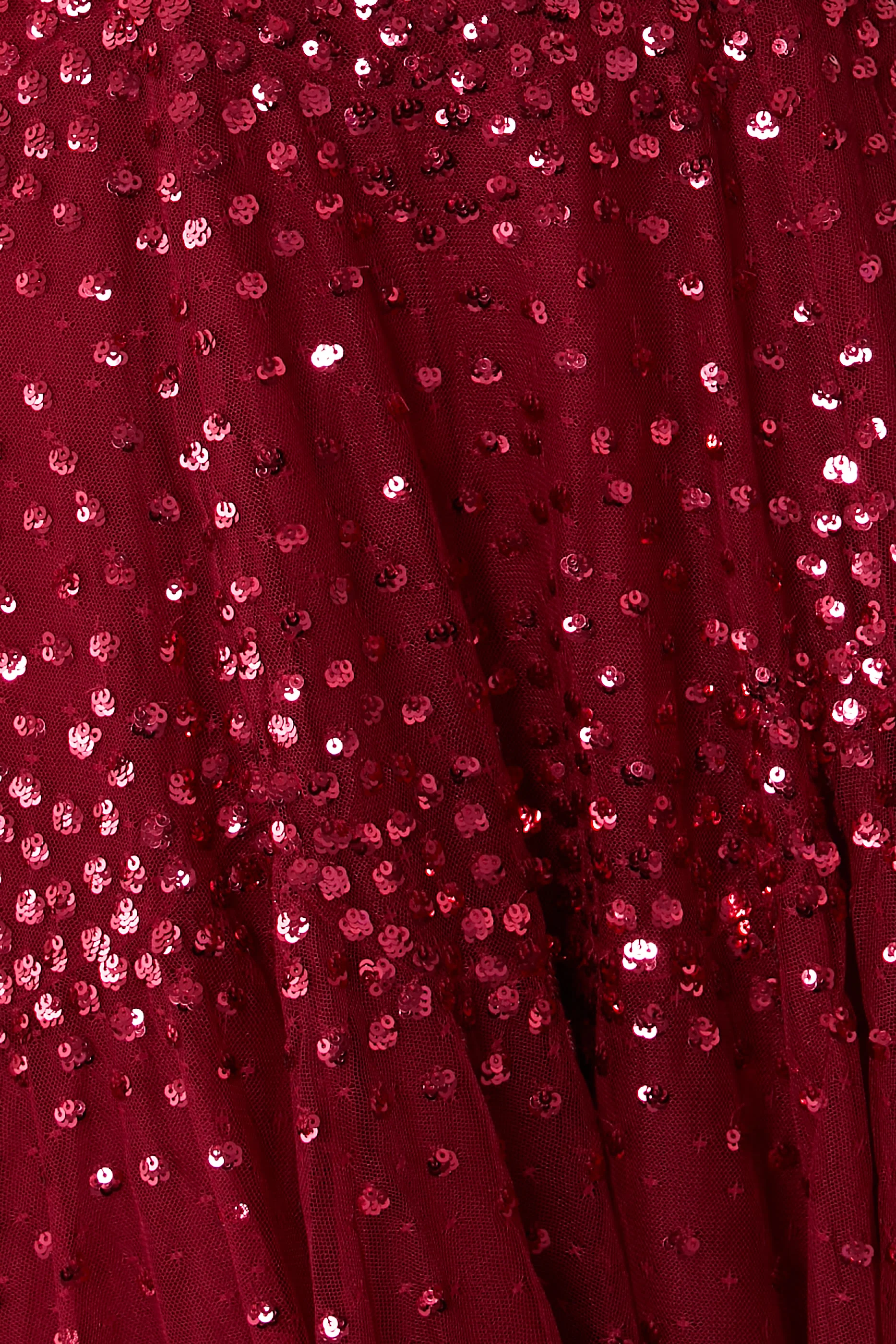 Scallop Sequin Ballerina Dress 