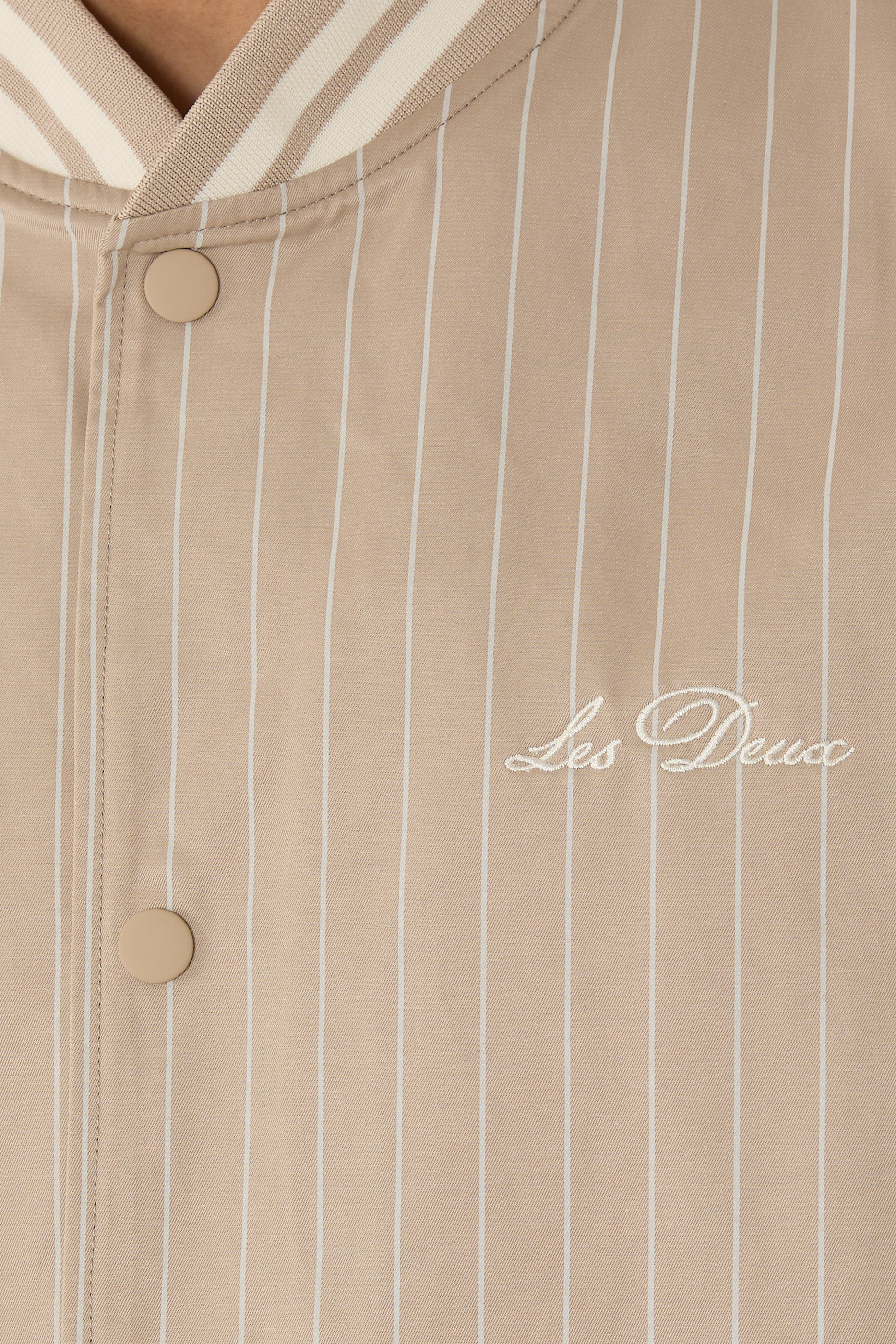Varsity Tech Pinstripe Jacket