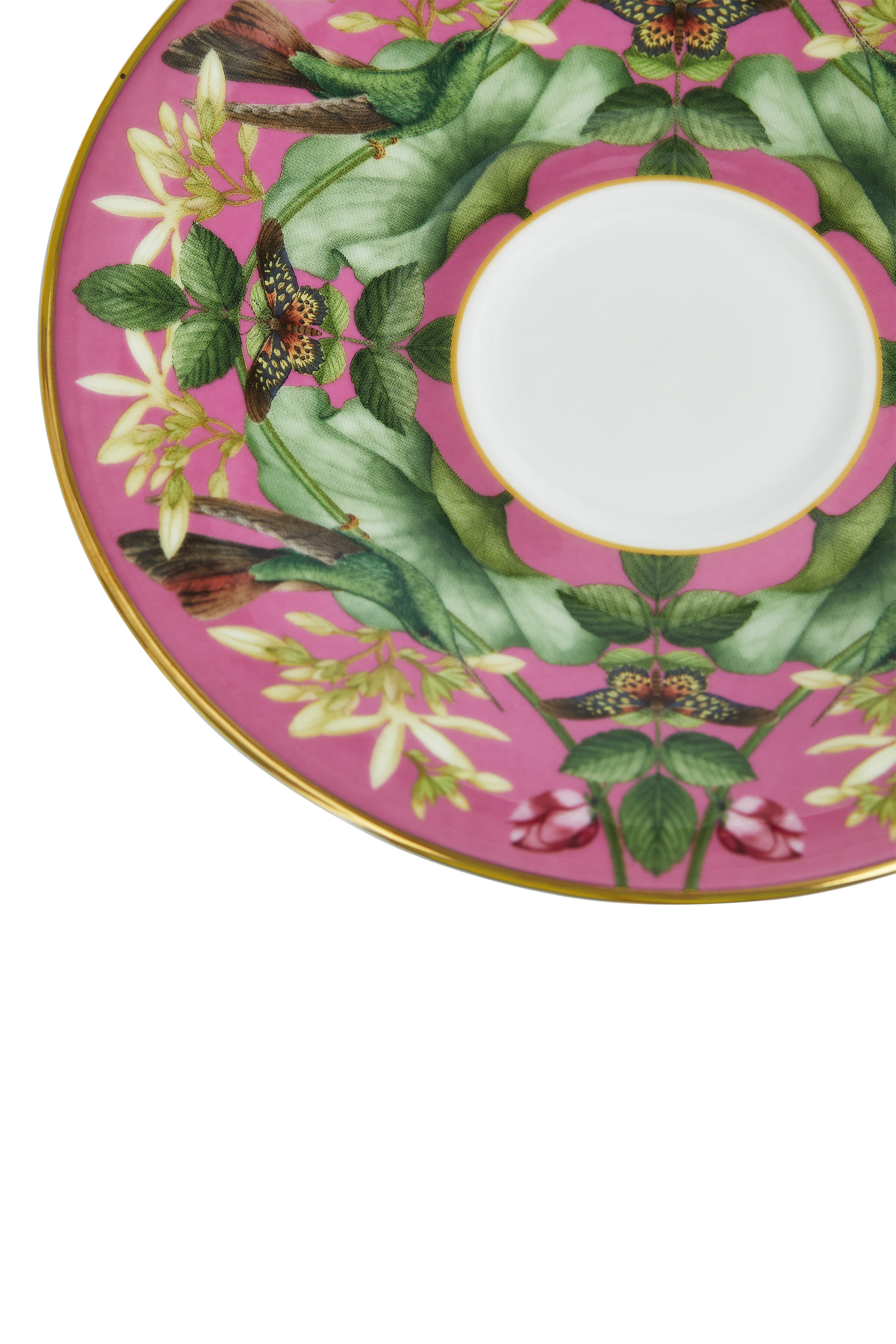 Wonderlust Pink Lotus Teacup  Saucer