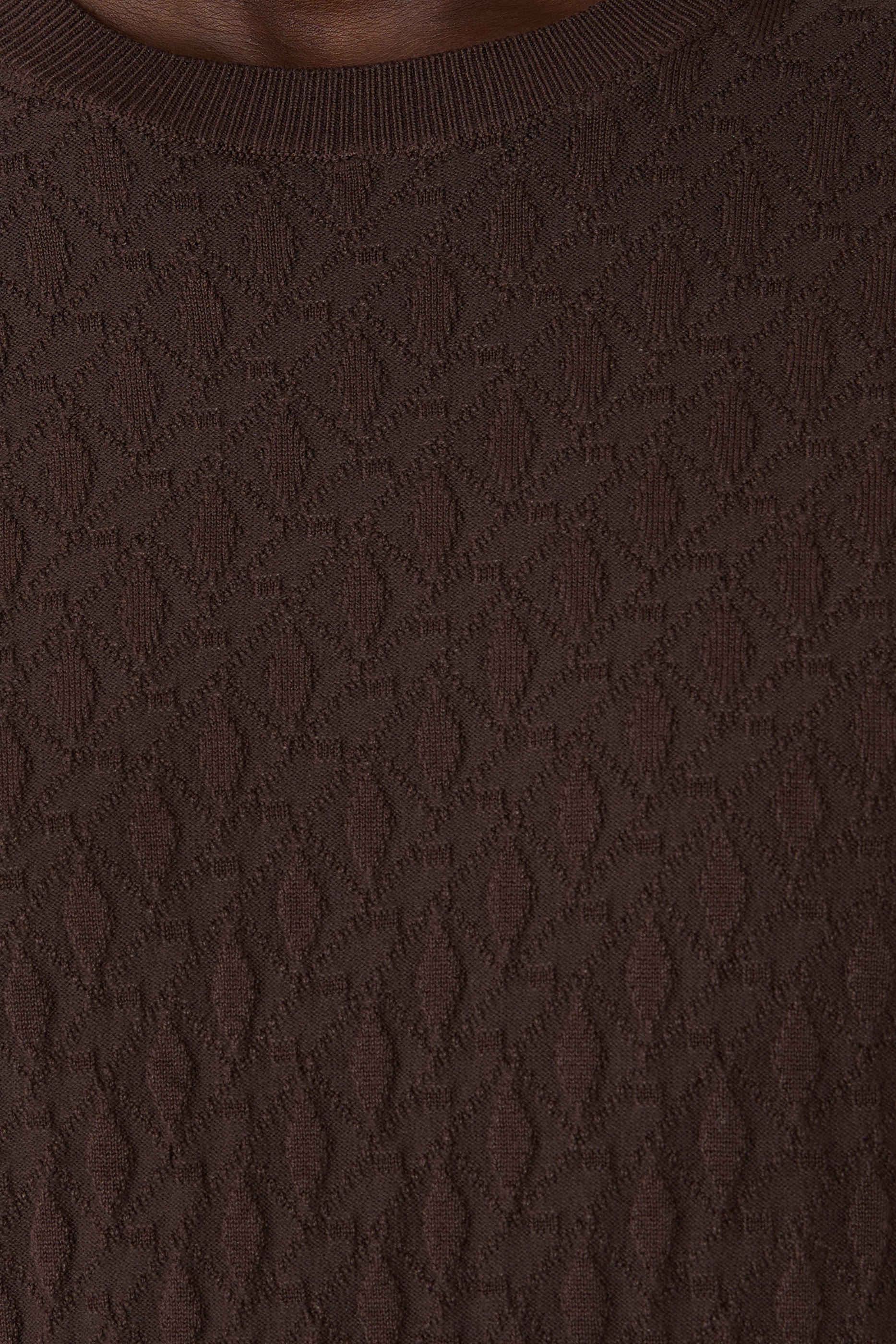 Textured Knit T-Shirt 