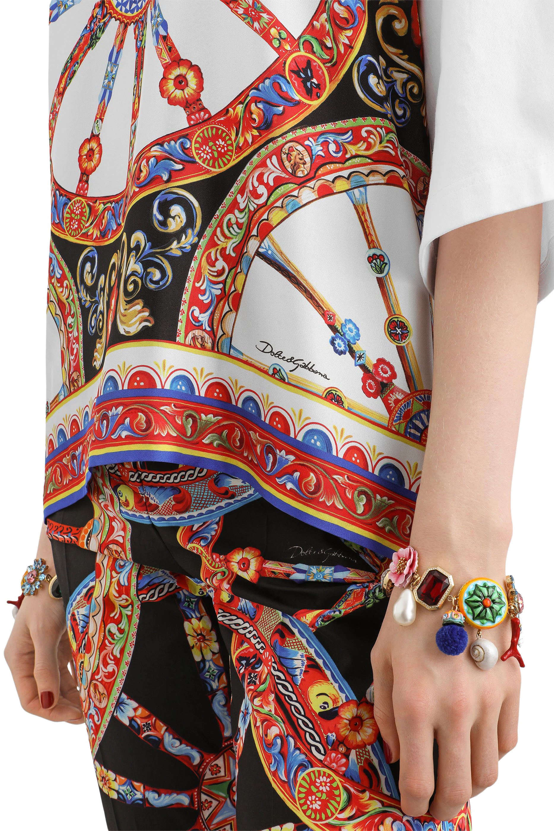 Carretto-Print T-Shirt