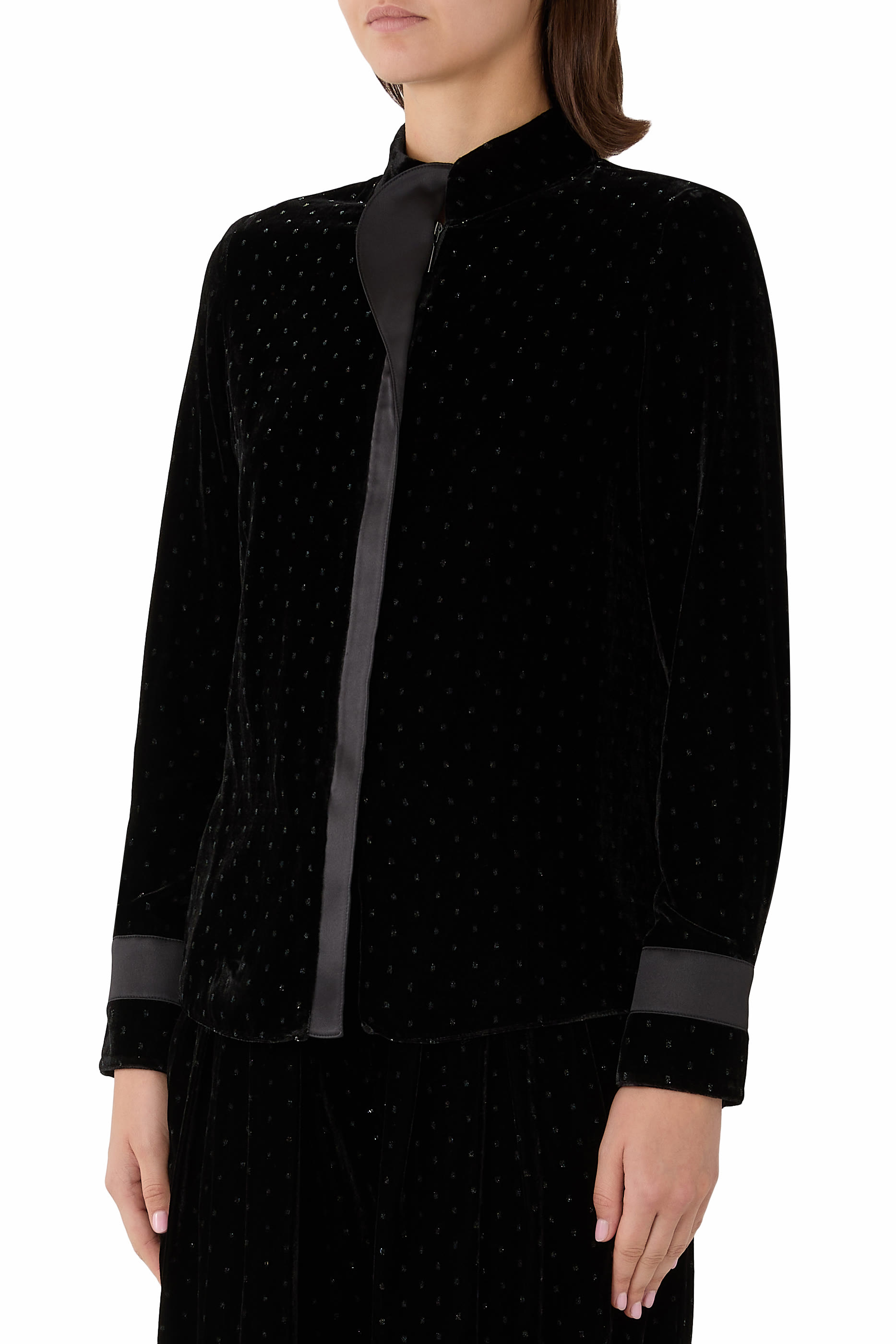 Glitter Polka Dots Blouse