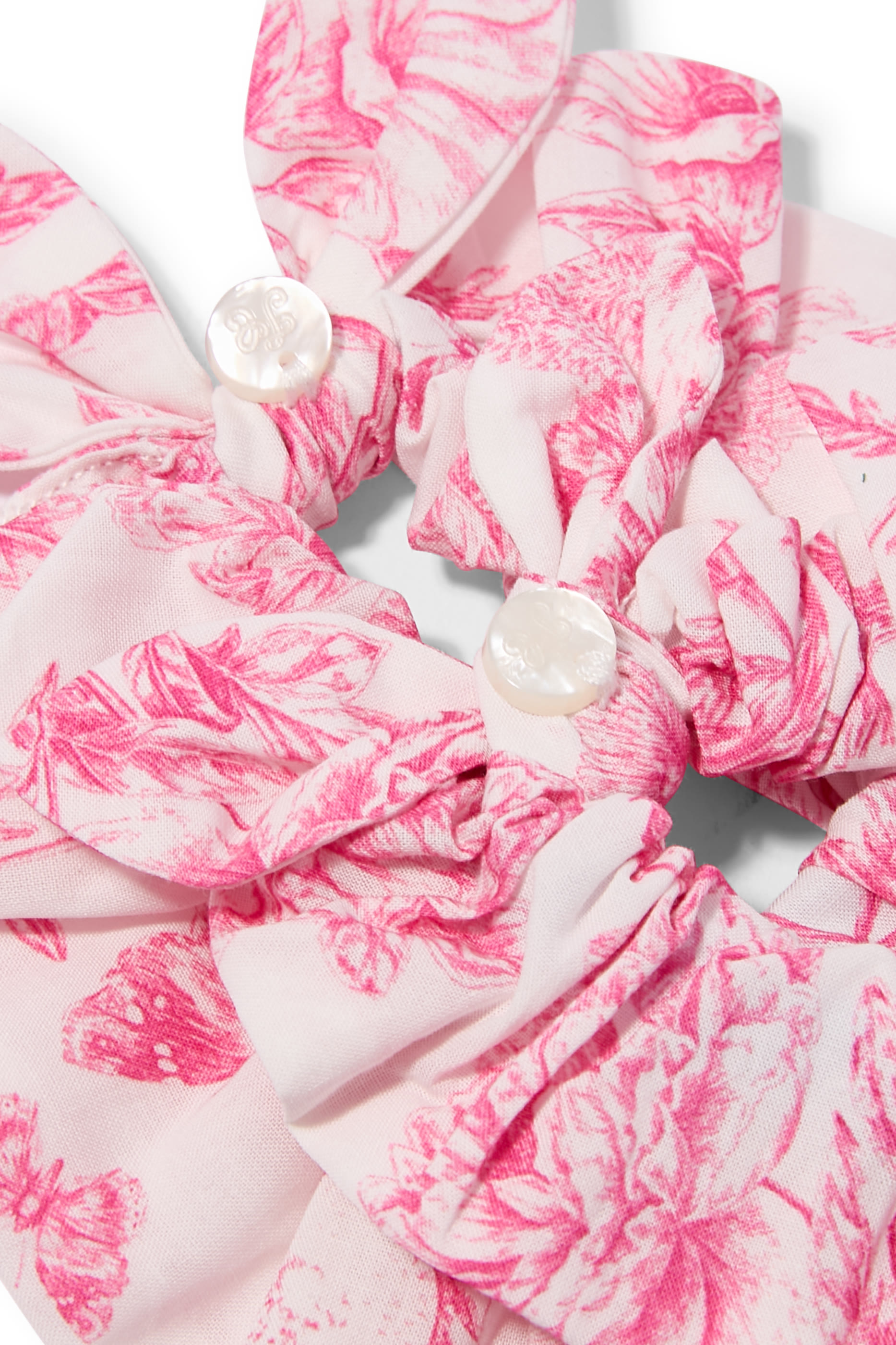 Kids Printed Inspiration Toile de Jouy Srunchies