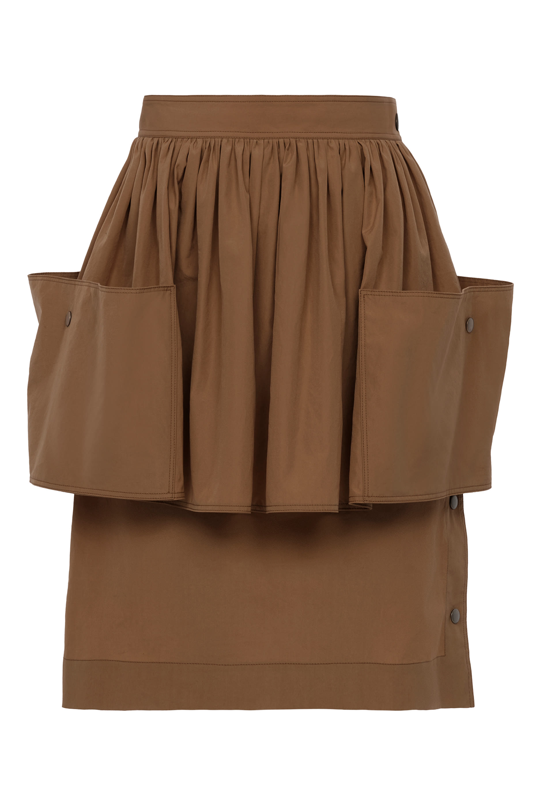 Layered Knee-Length Skirt