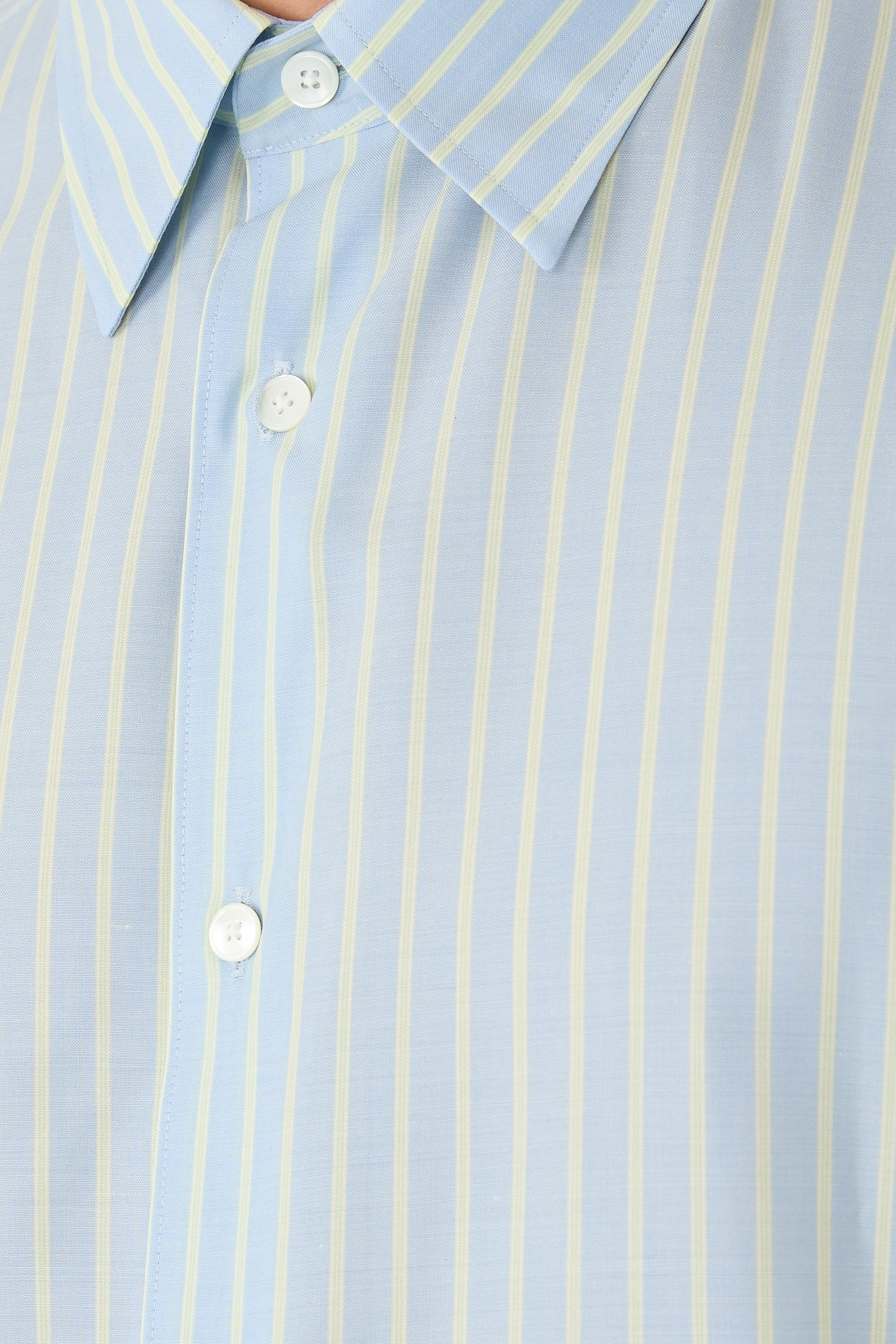Super Fine Wool Stripe Shirt