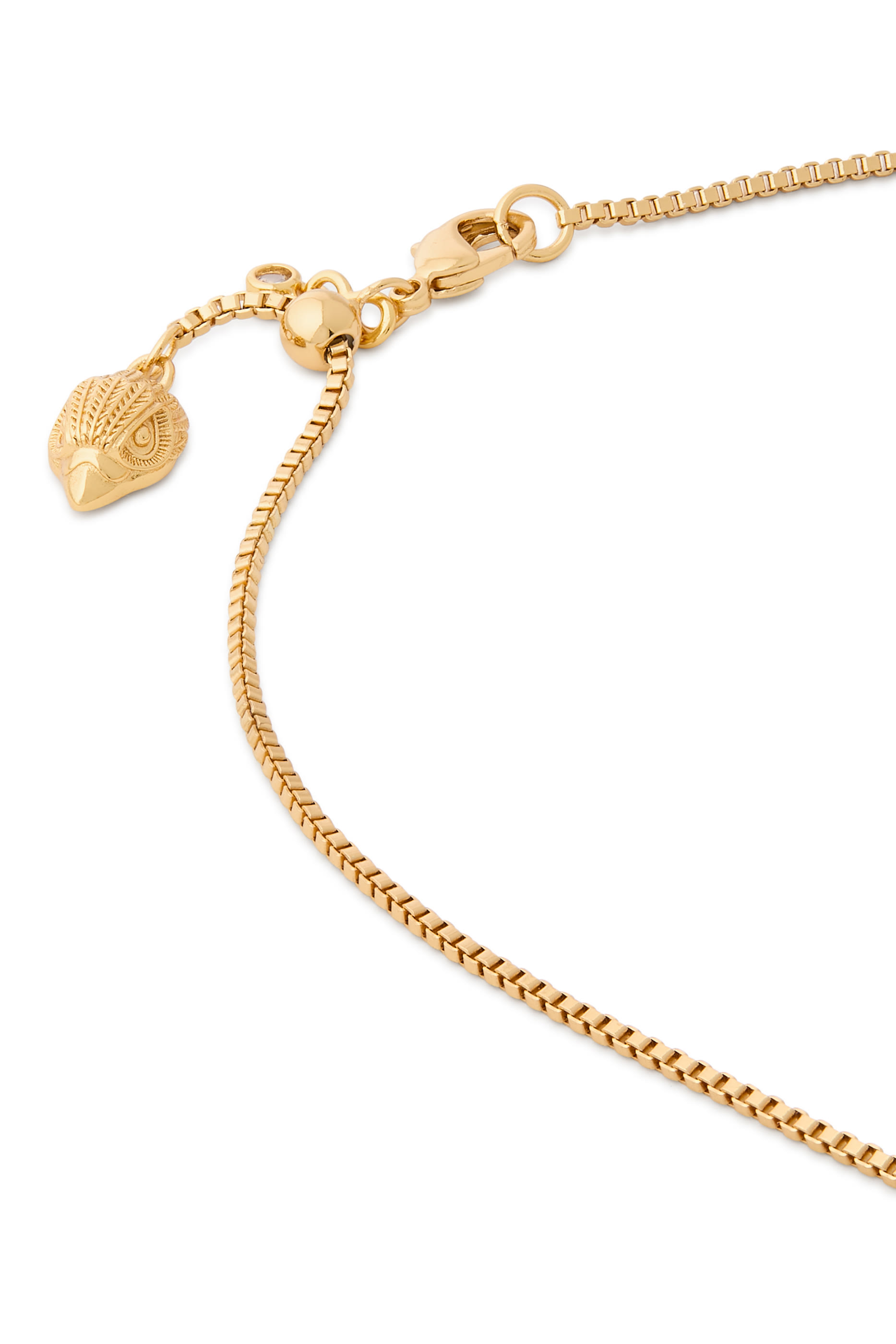 Mum Pendant, Brass  Cubic Zirconia