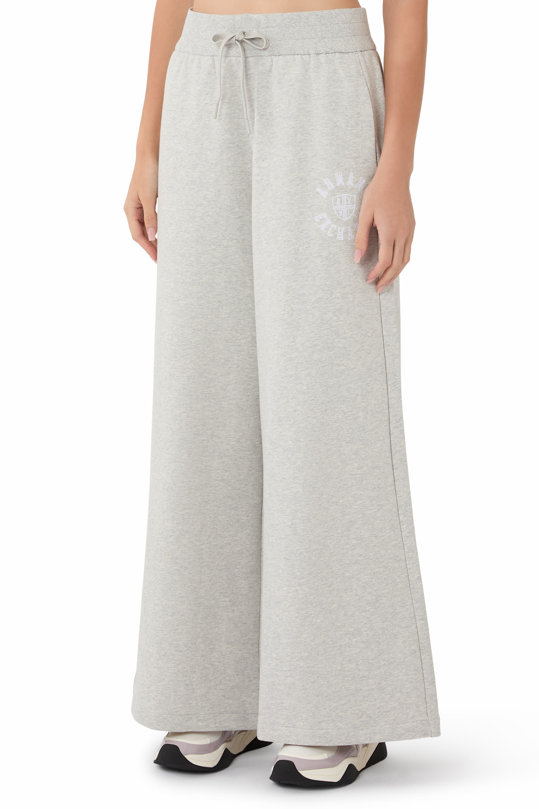 Embroidered Logo Drawstring Trousers