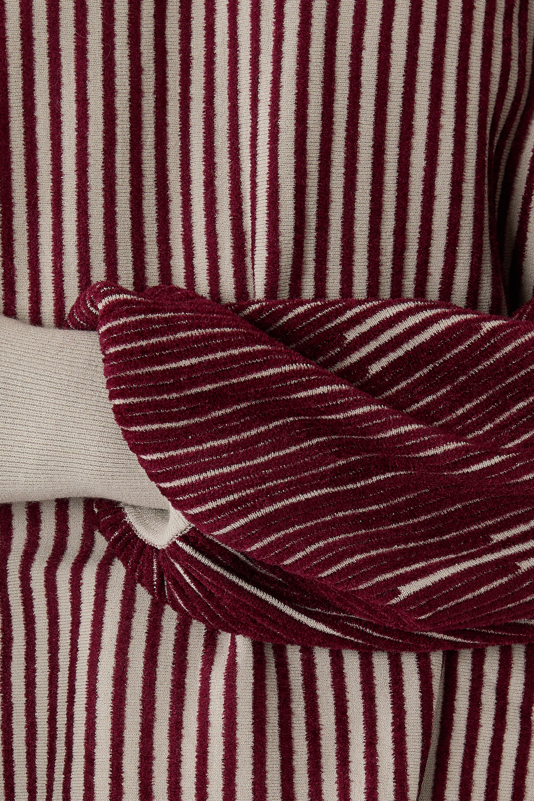 Balloon Sleeves Viscose Pullover 