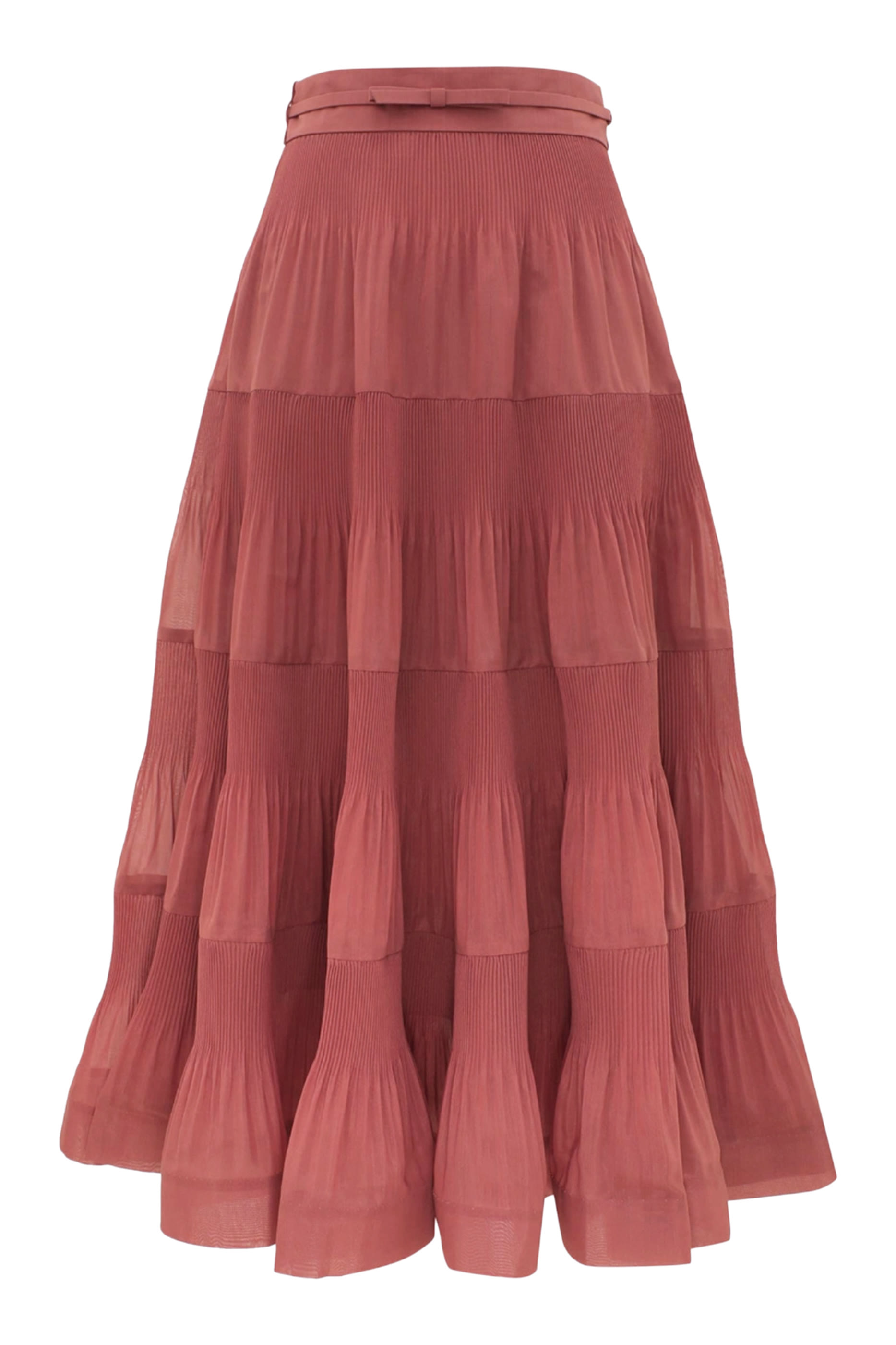 Pleated Midi Skirt