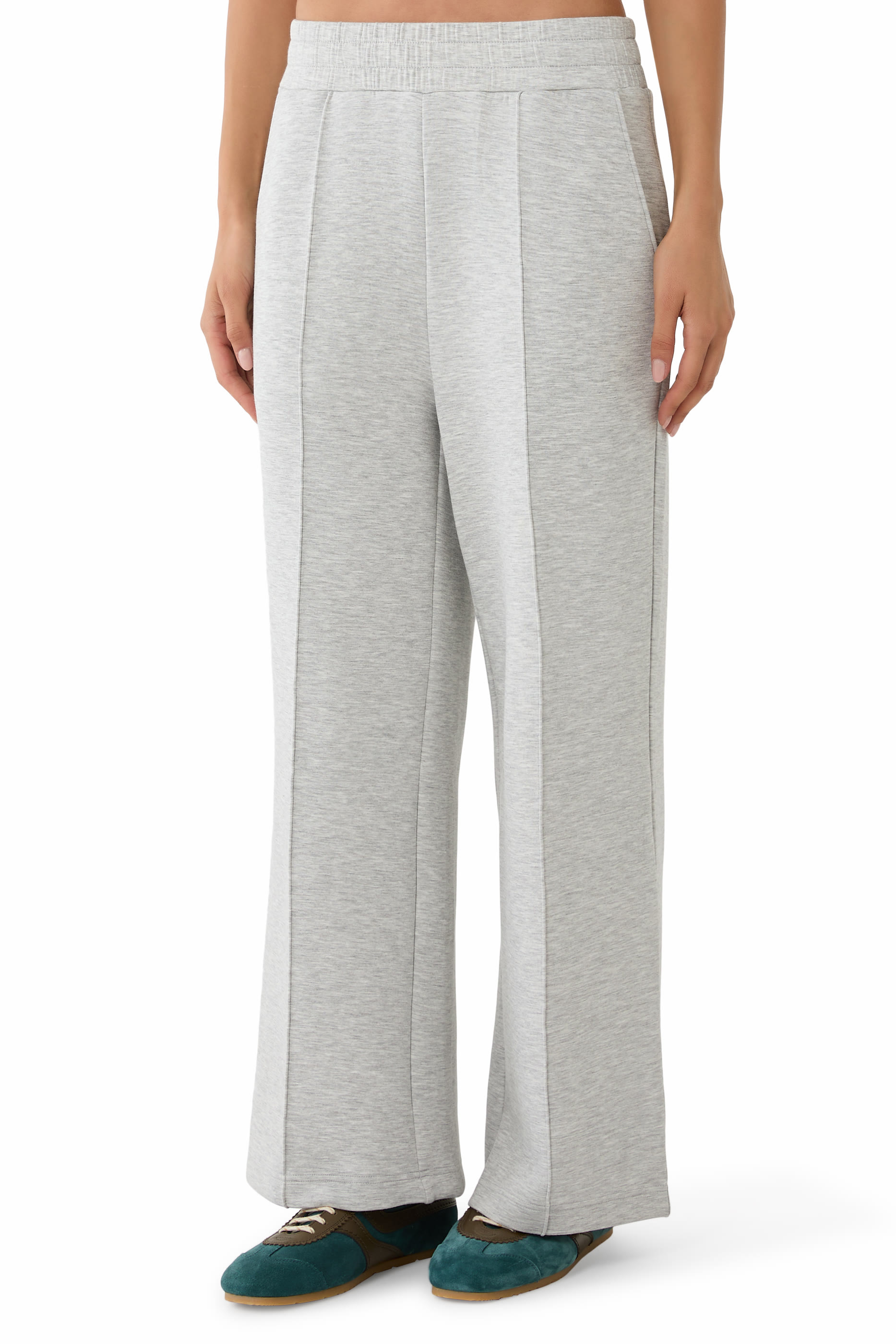 Pleated Wide-Leg Pants