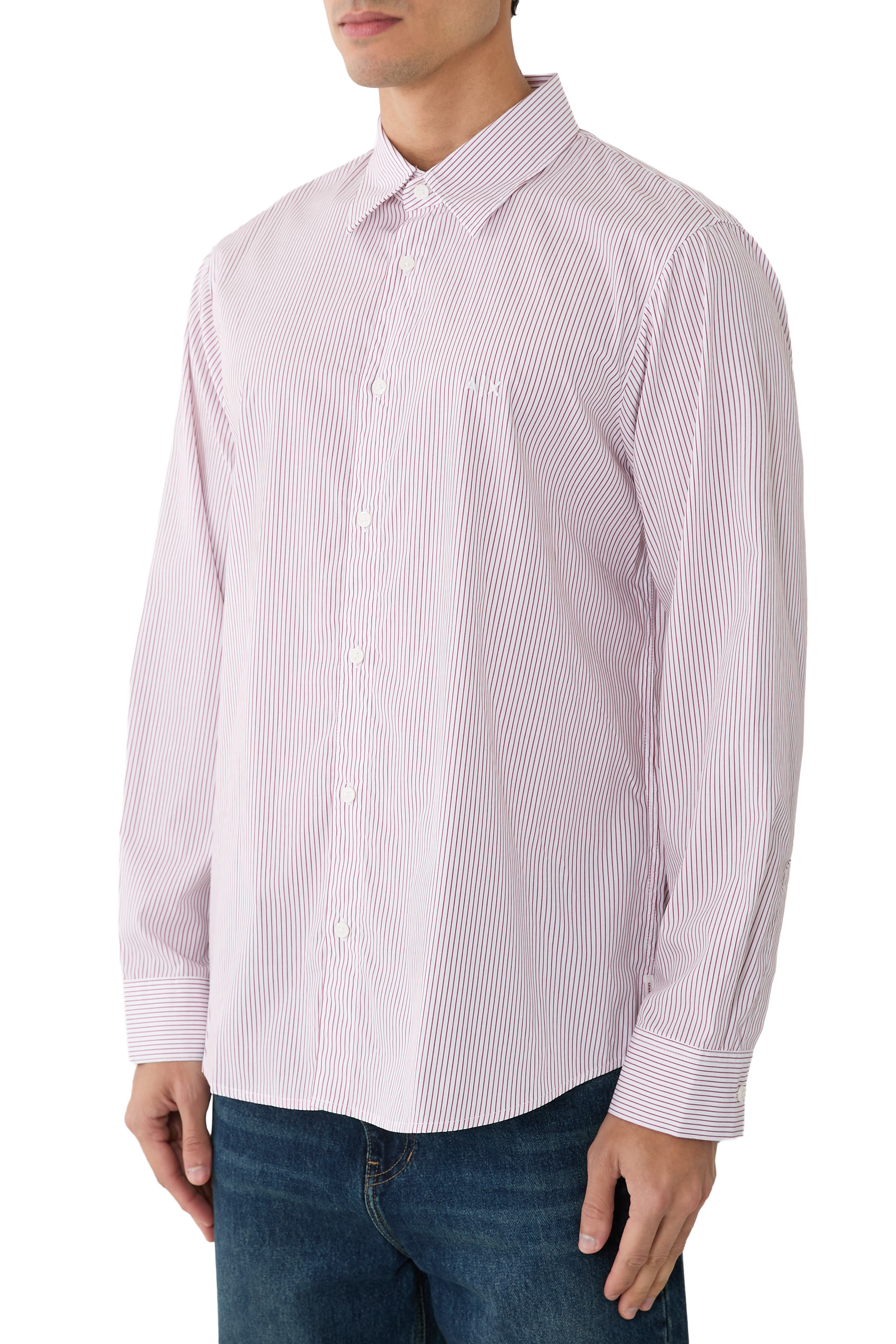 Pinstripes Button-Up Shirt
