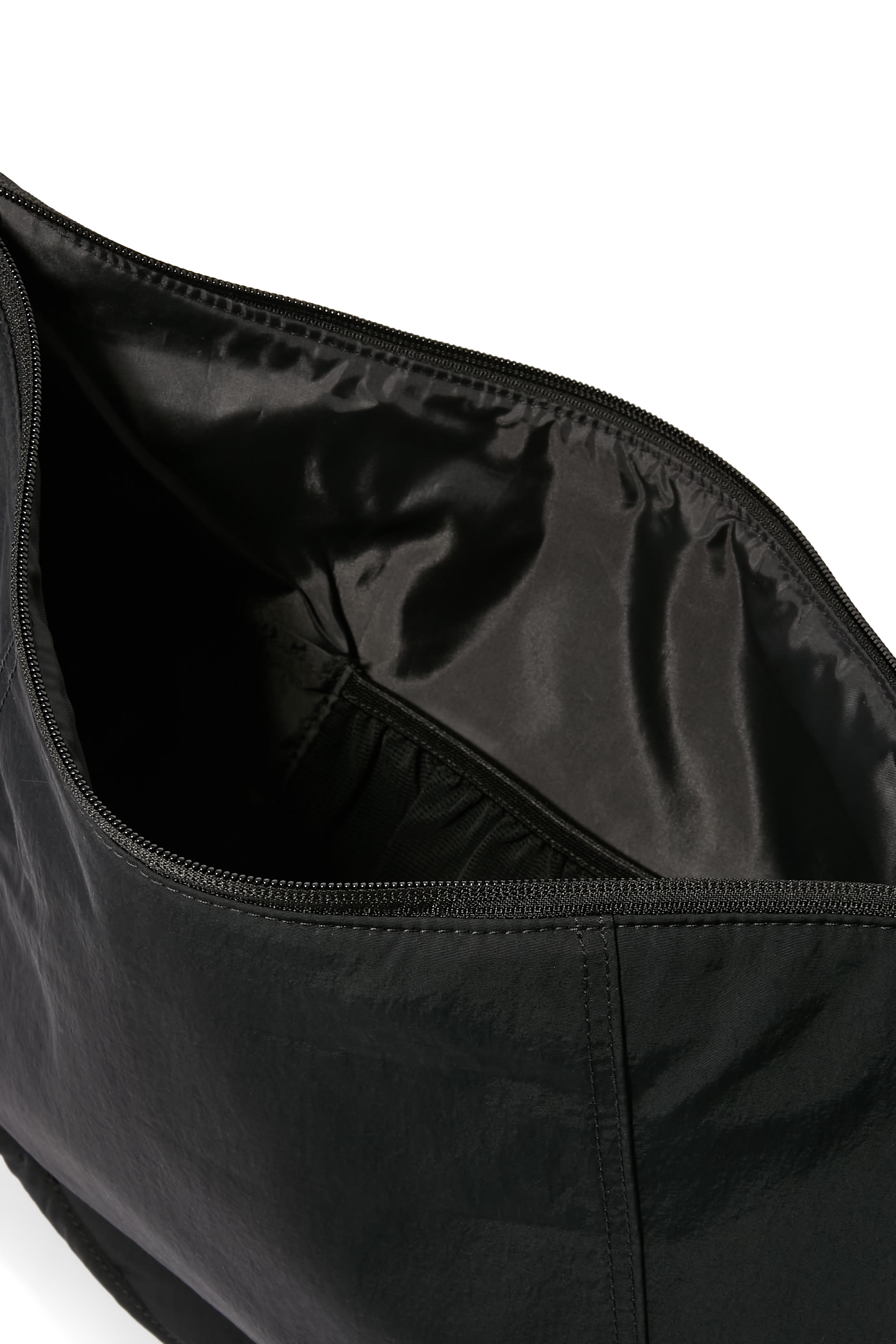 Large Pleat Crossbody Bag