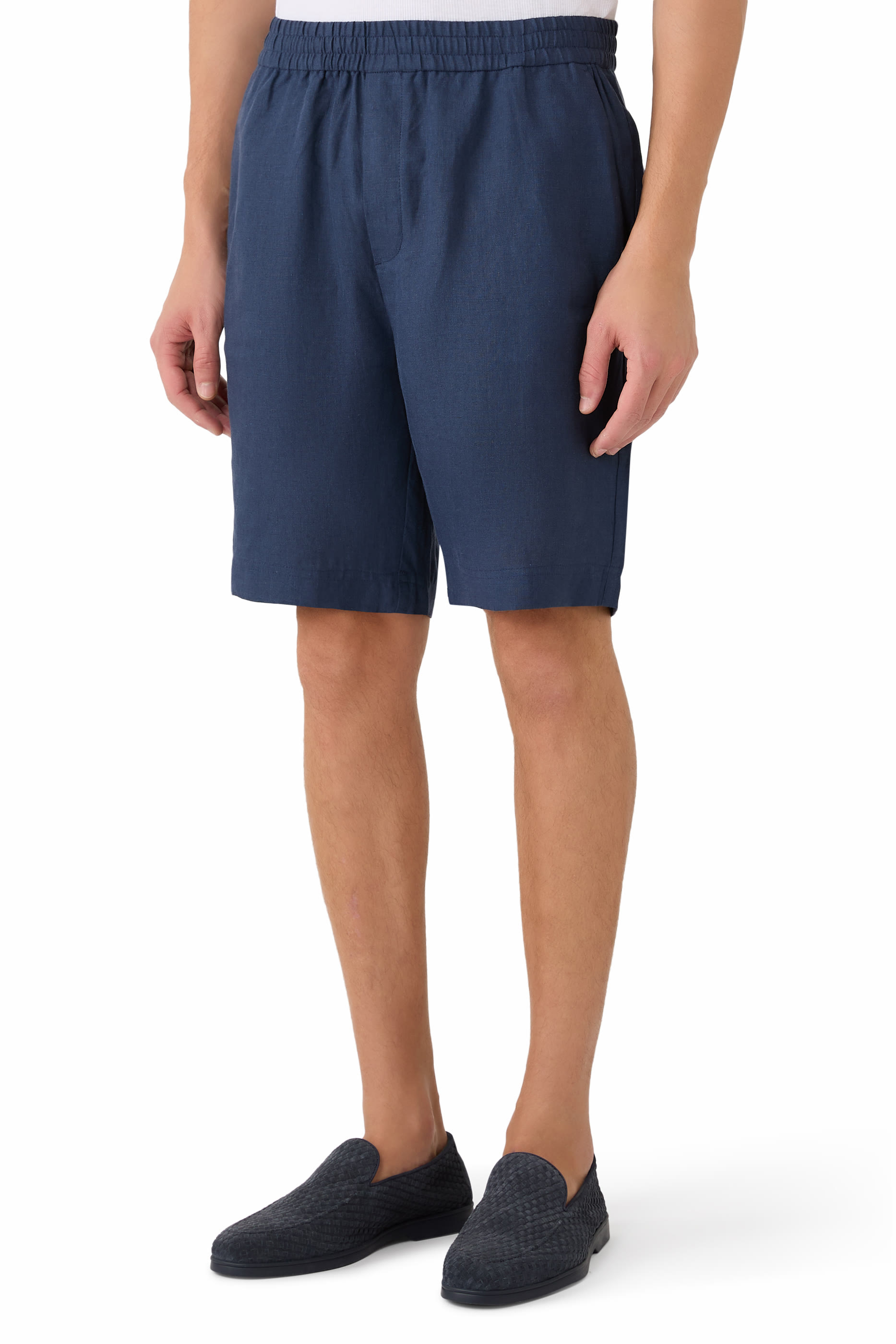Linen Drawstring Shorts
