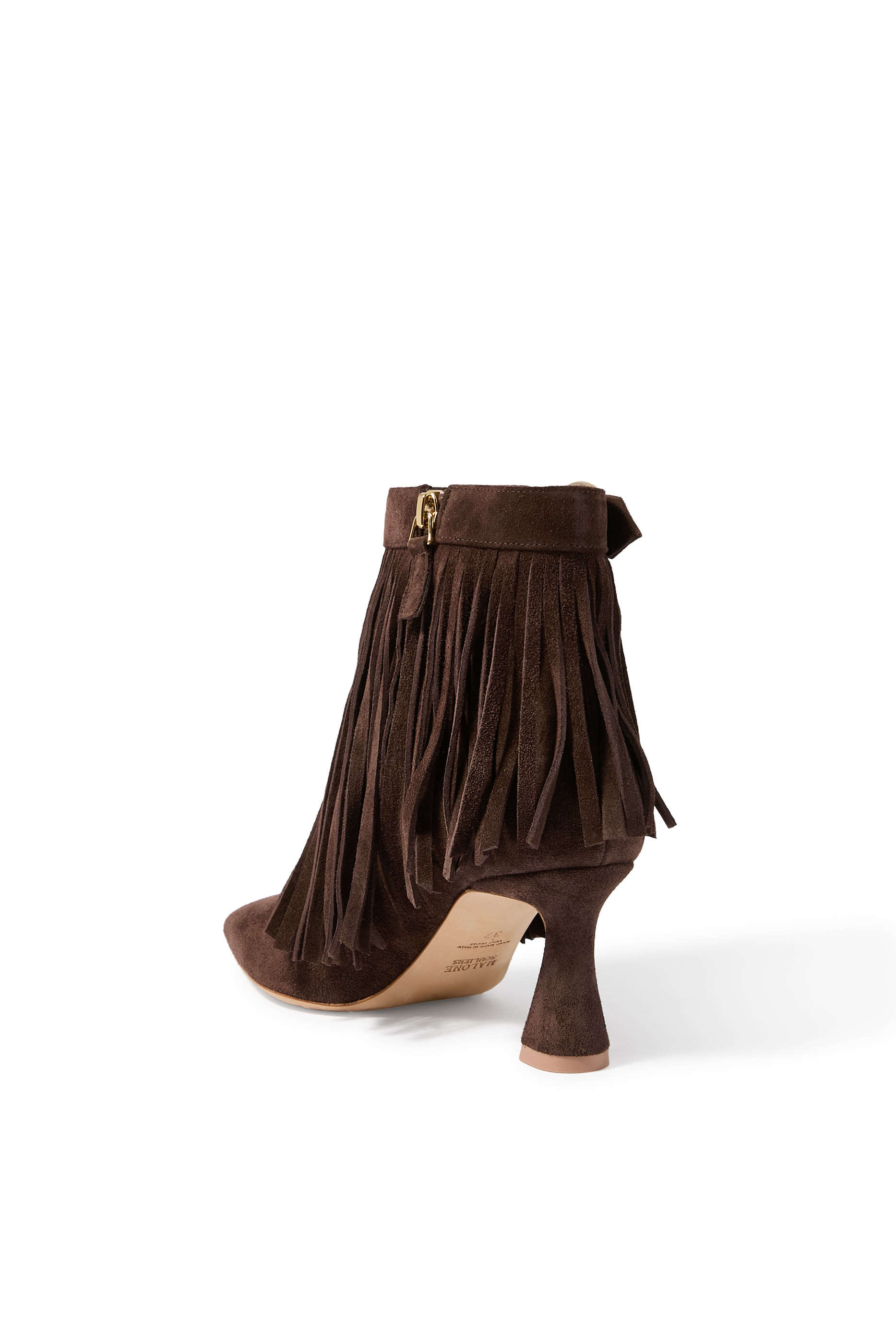 Donni 70 Fringed Heeled Ankle Boots
