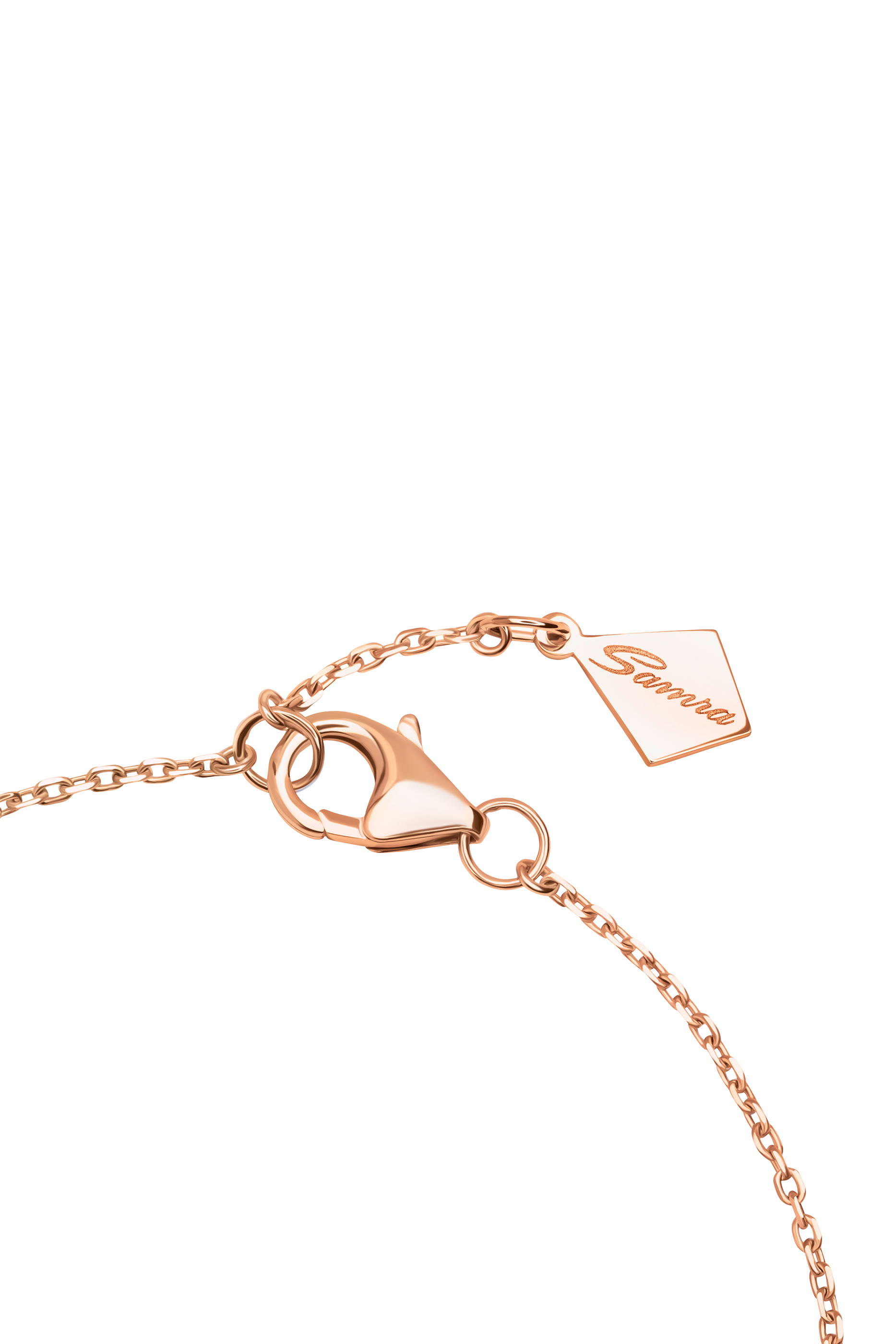 Ahjar Birwaz Bracelet, 18K Rose Gold with Diamonds  Mother of Pearl