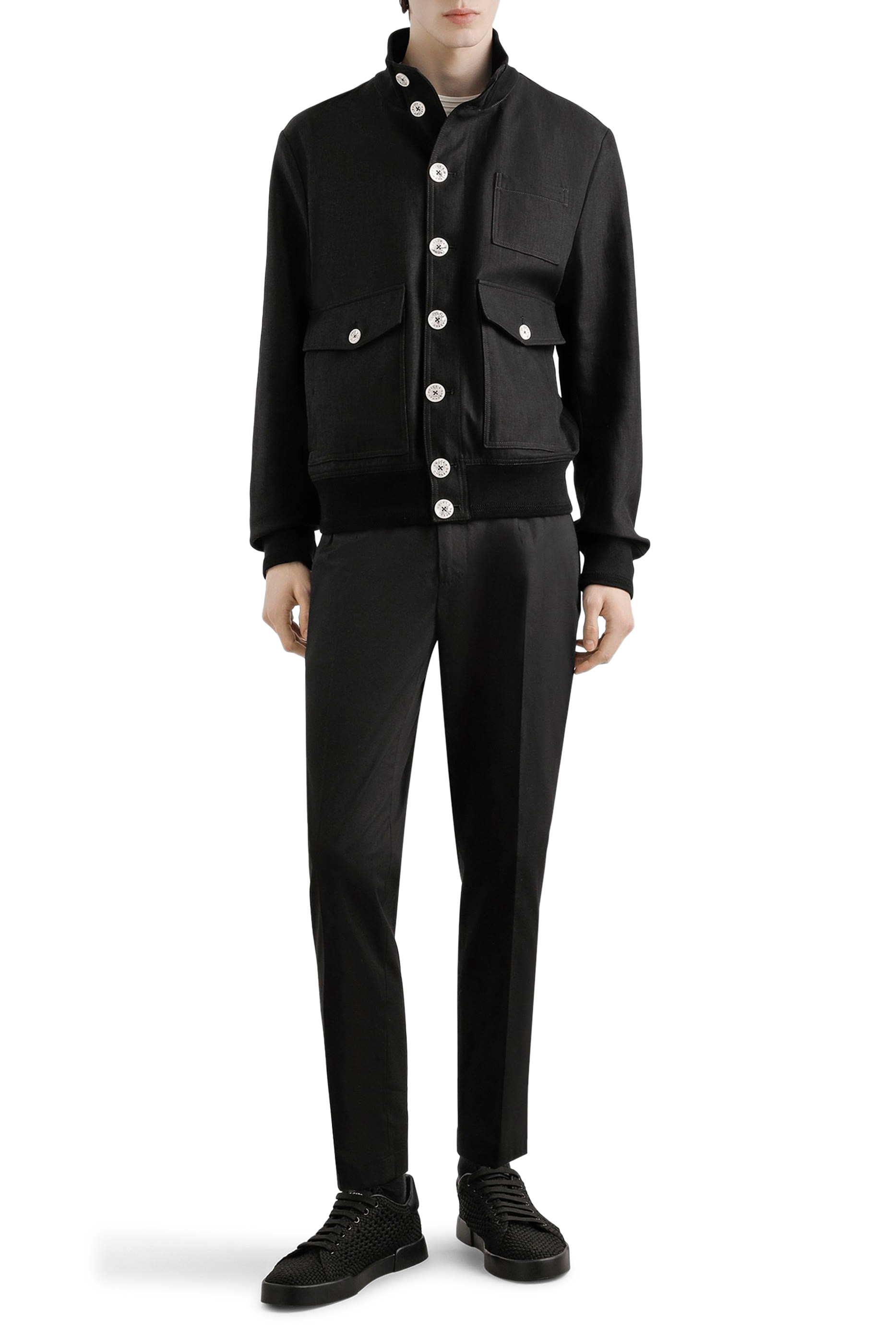 Cotton Gabardine Trousers