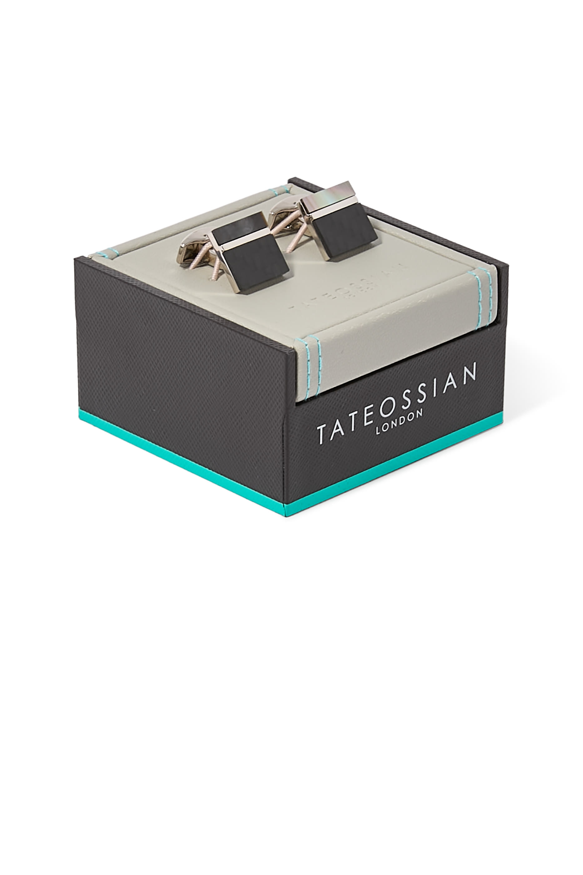 Thompson Carbon Enhance Cufflinks, Bronze Plated  Carbon Fibre