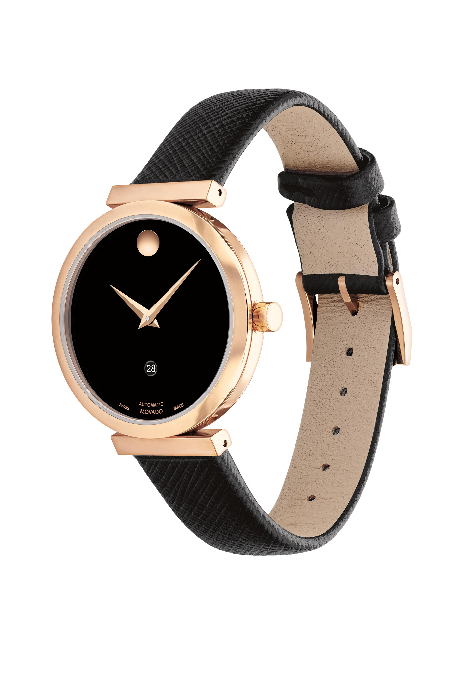 Museum Classic Automatic Black Dial Watch, 32mm