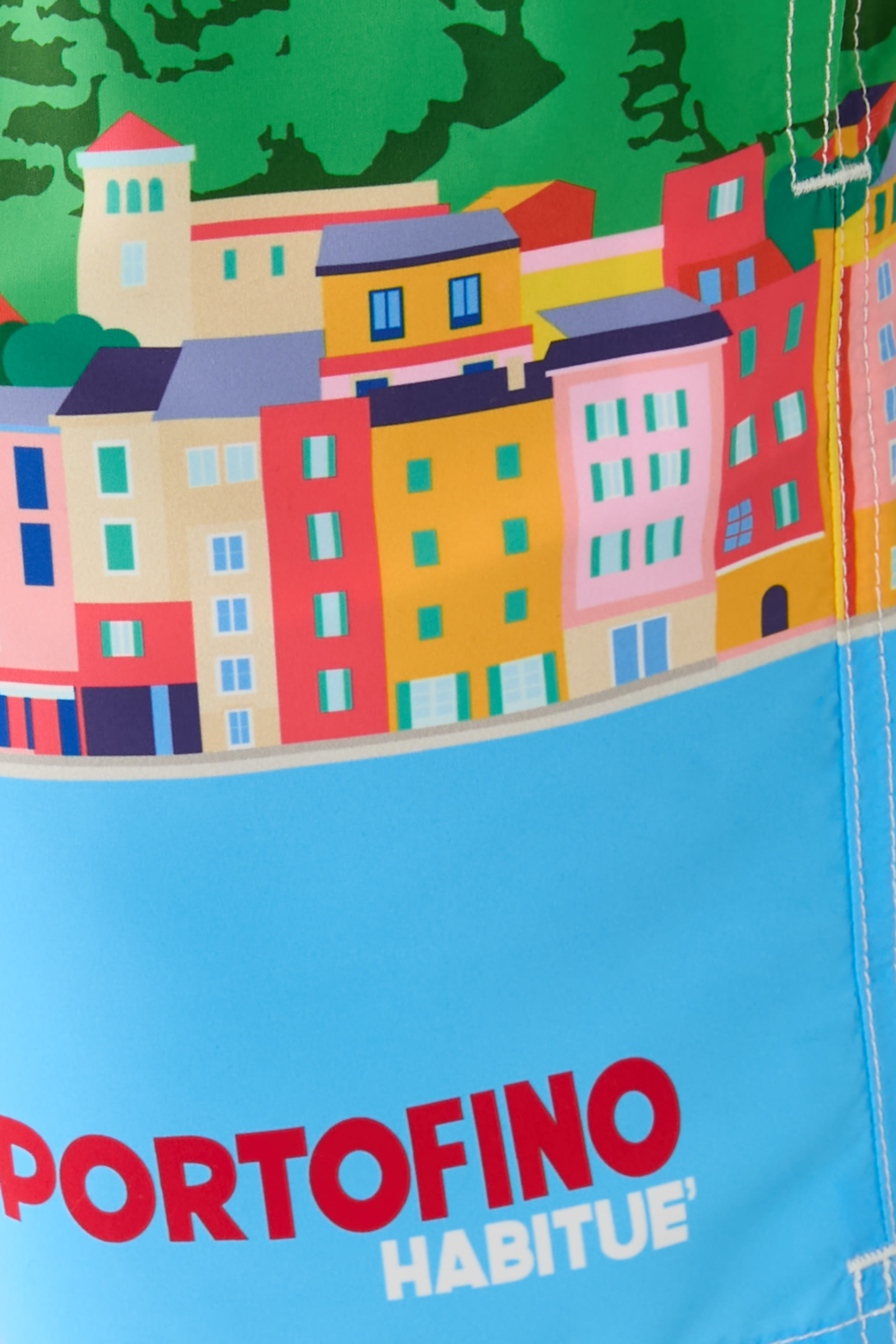 Portofino Postcard Gustavia Swim-Shorts
