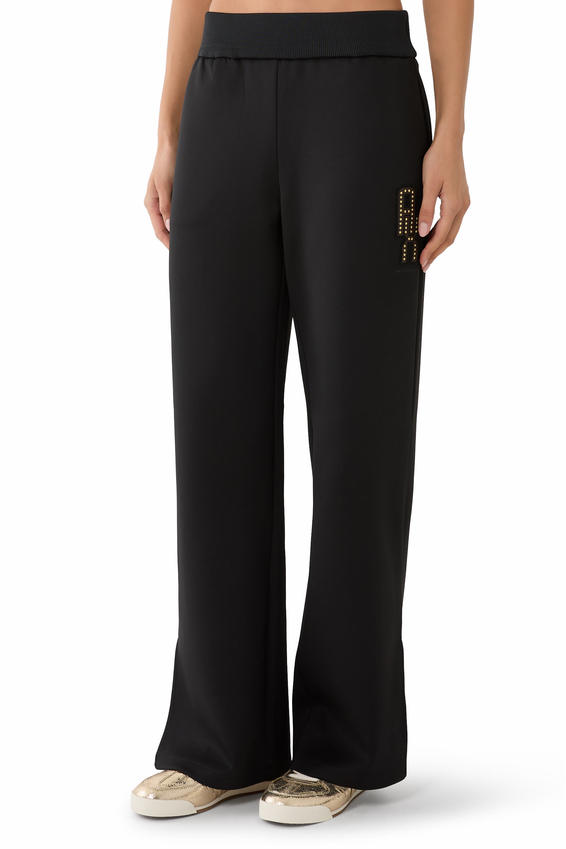 Studded Logo Trousers