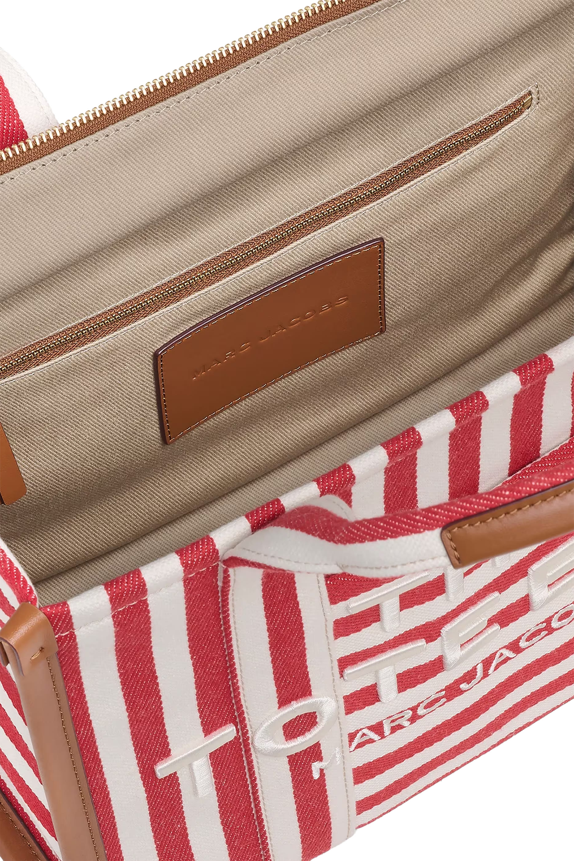 Stripe Canvas Medium Tote Bag