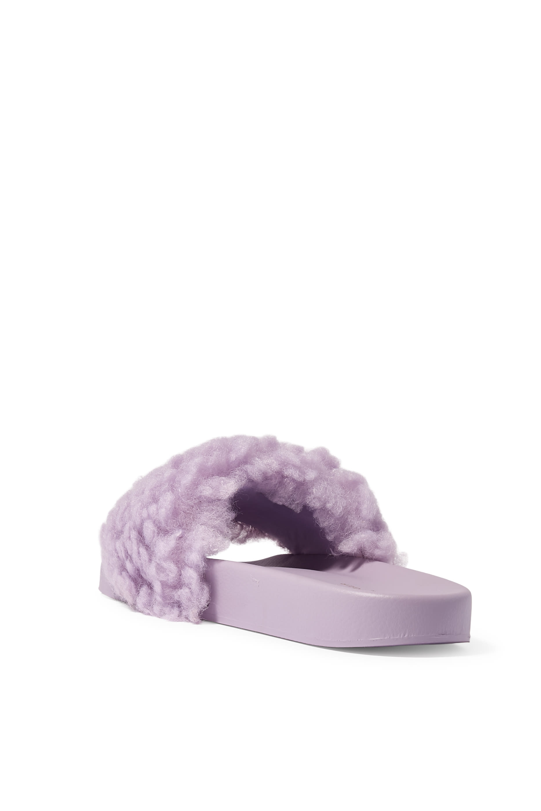 Meena Eagle Quilted Slide Sandals
