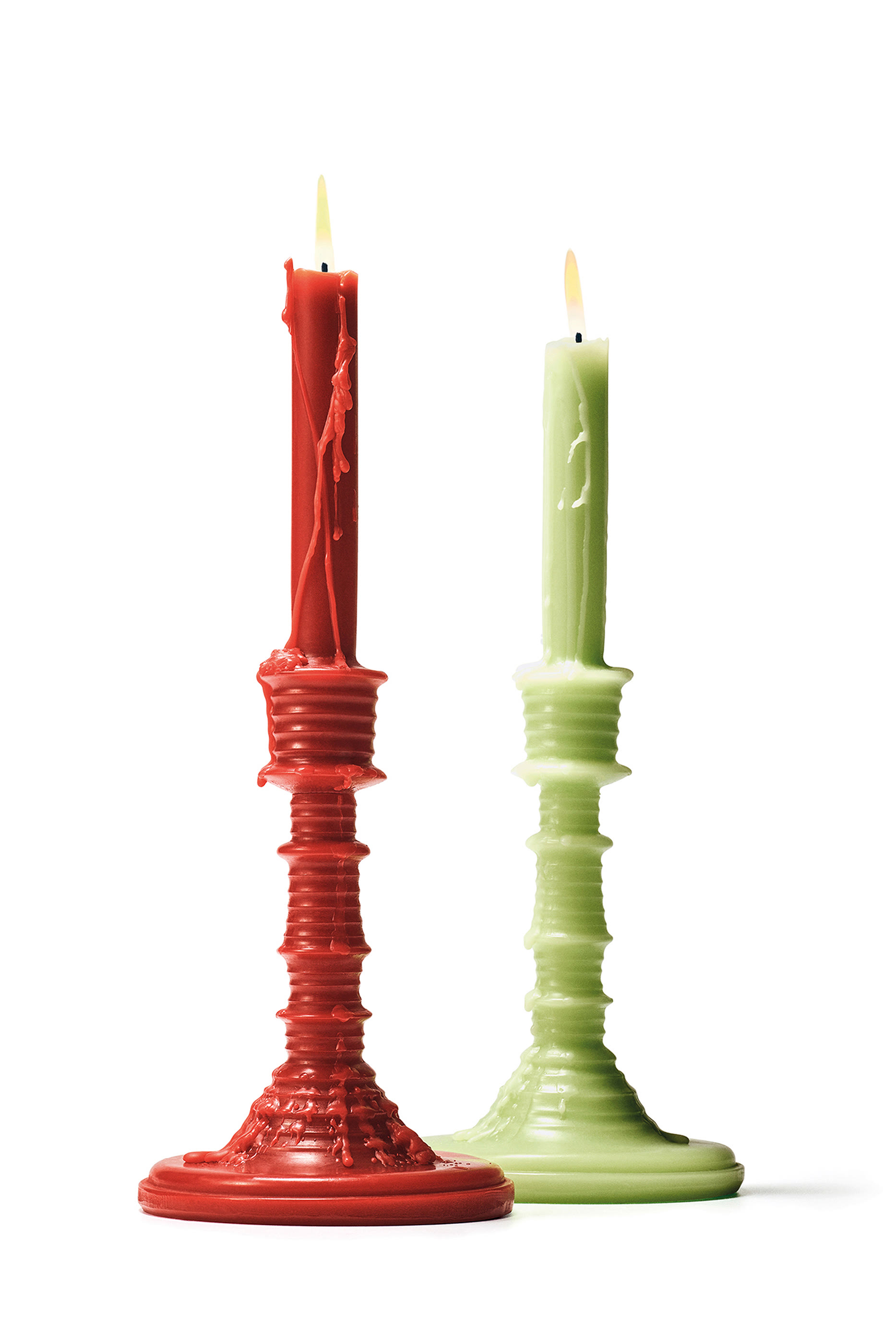 Tomato Leaves Wax Candleholder