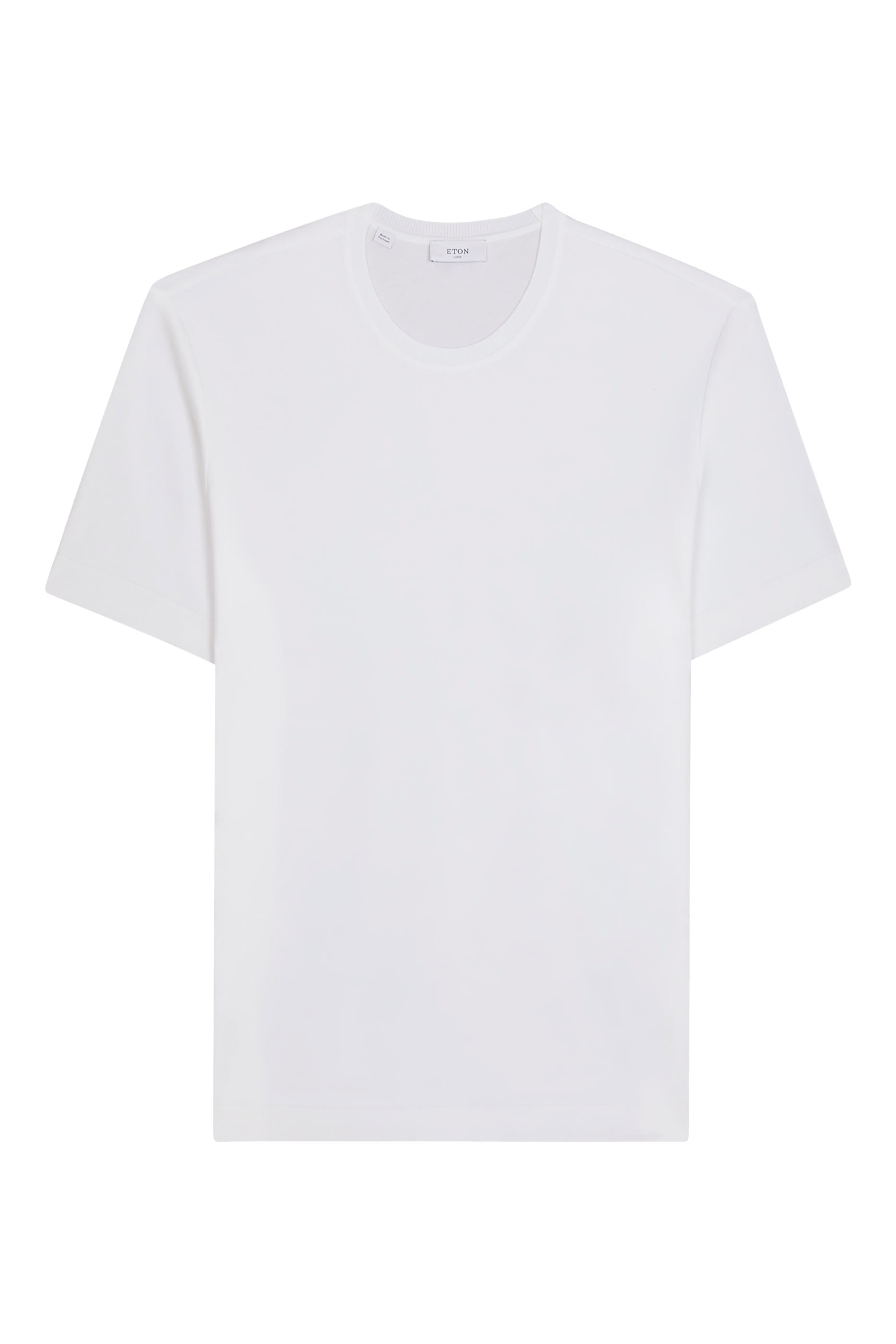 Self-Rib Cotton Knit T-Shirt