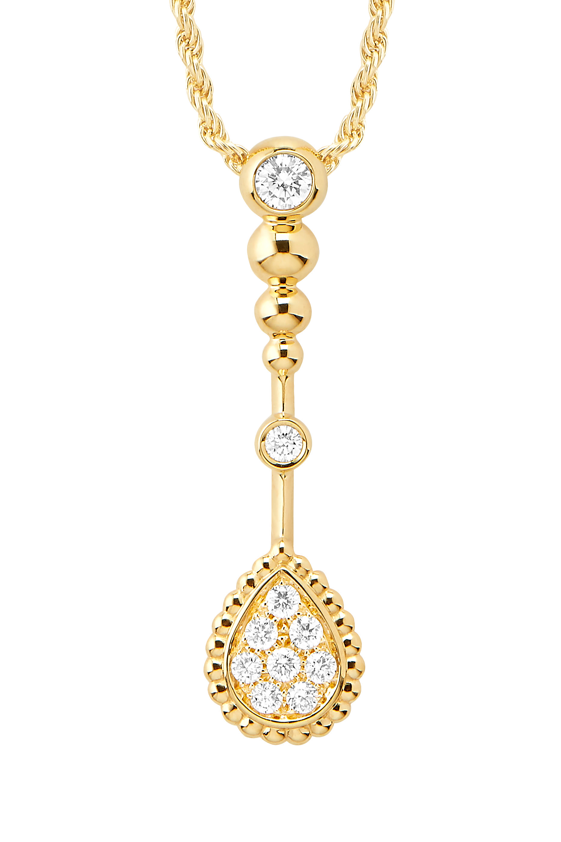 Serpent Boheme XS Motif Pendant Necklace, 18k Yellow Gold  Diamonds