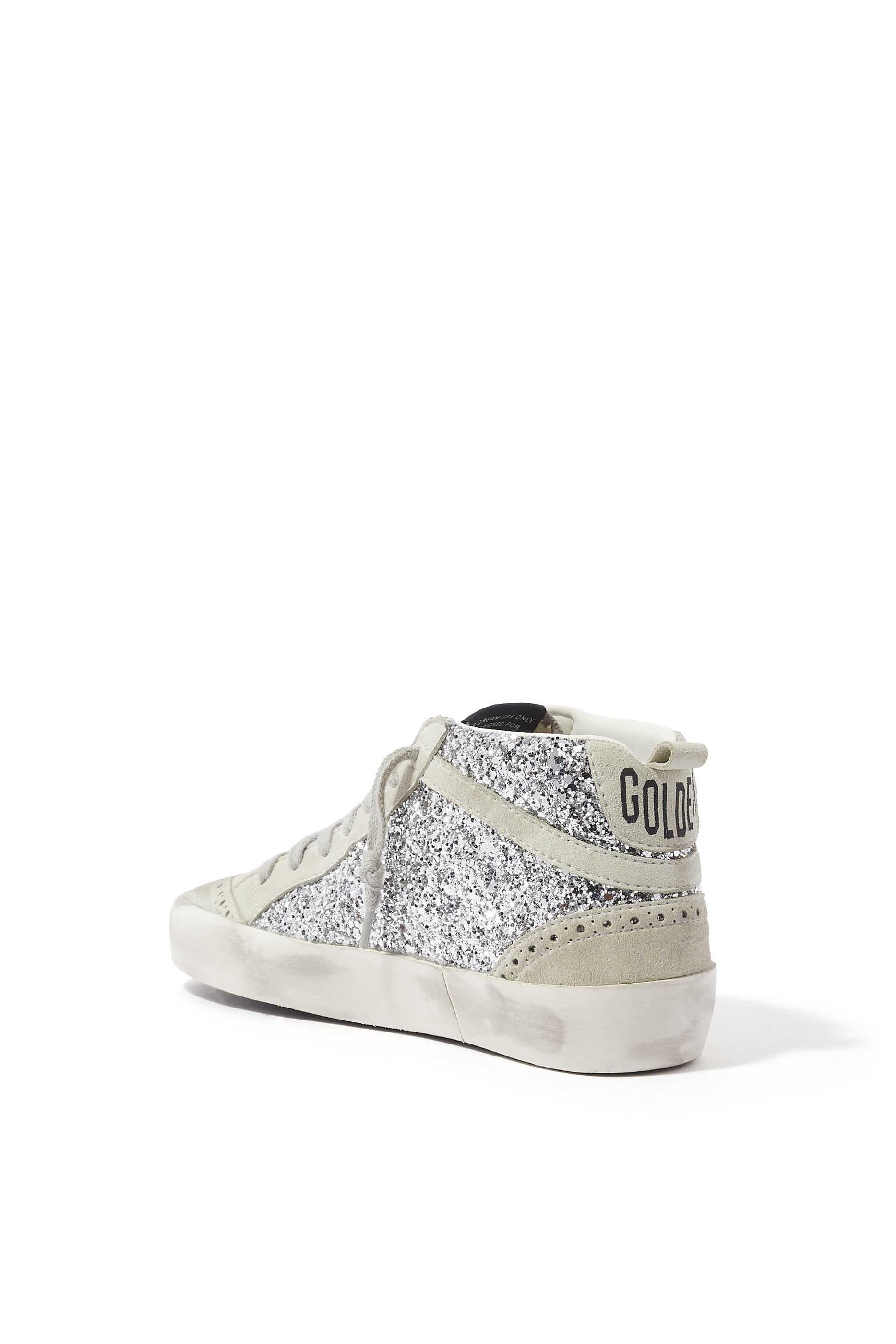 Mid Star Glitter  Suede Sneakers