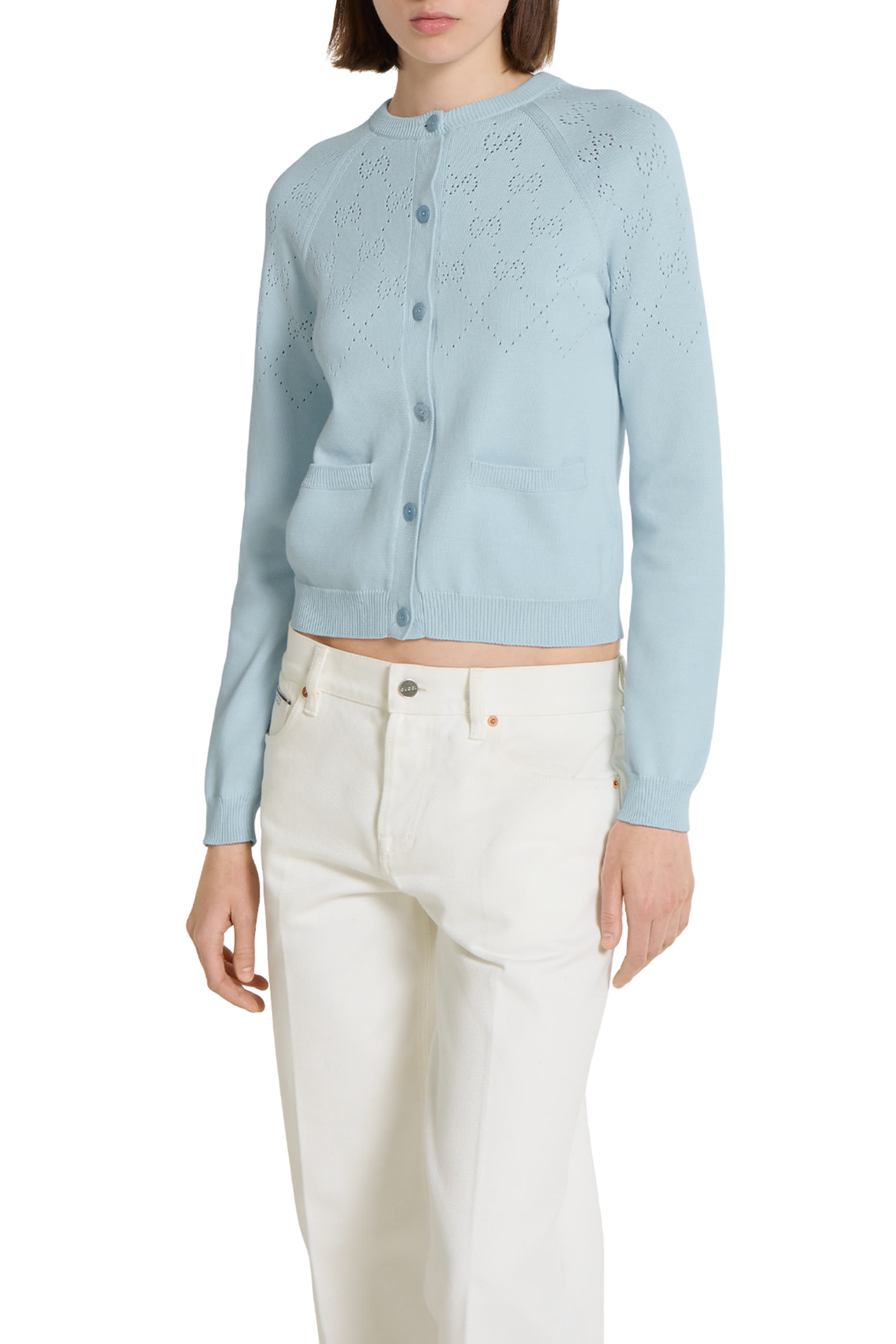 GG Cotton Cardigan